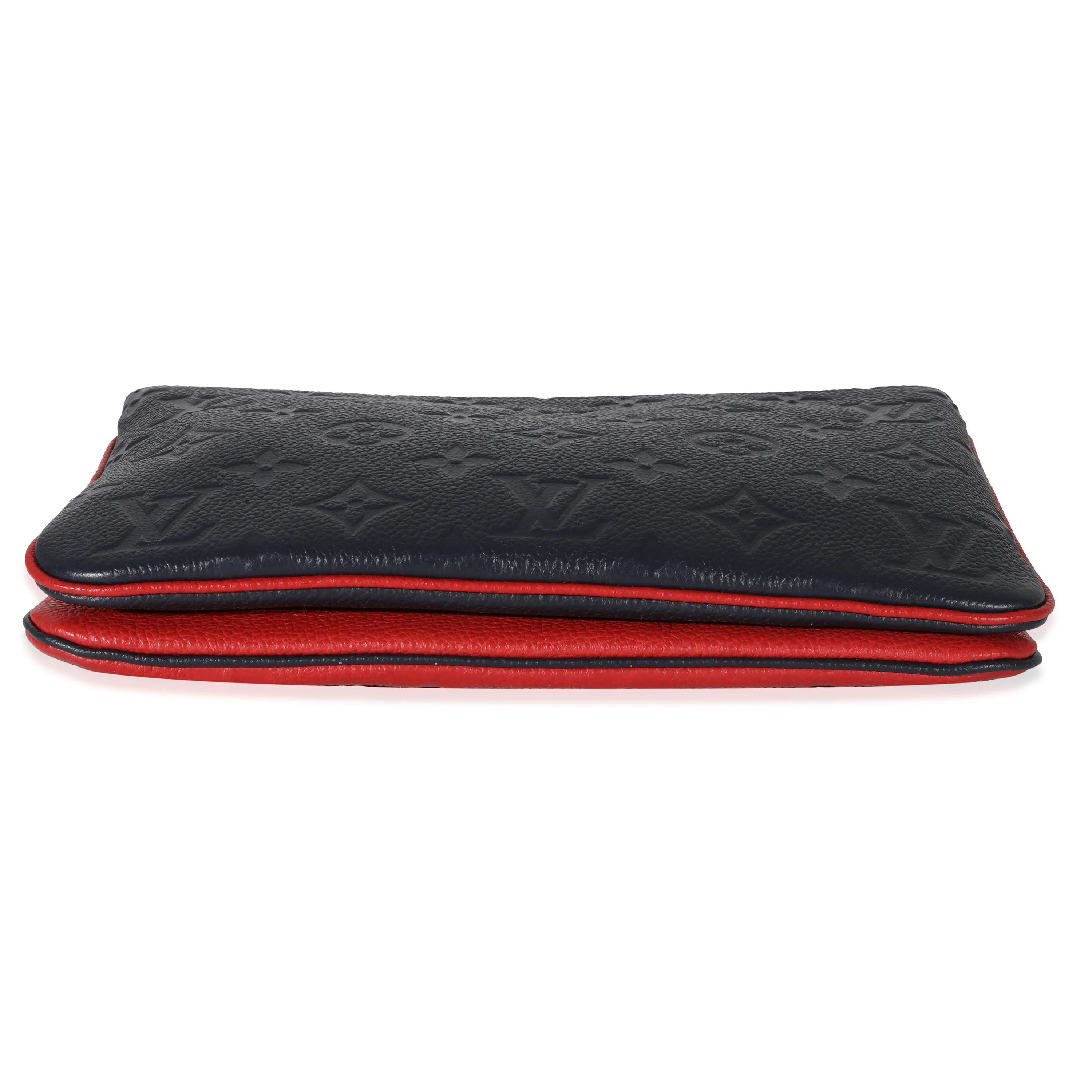 Louis Vuitton Marine Rouge Empreinte Double Zip Pochette - Image 4