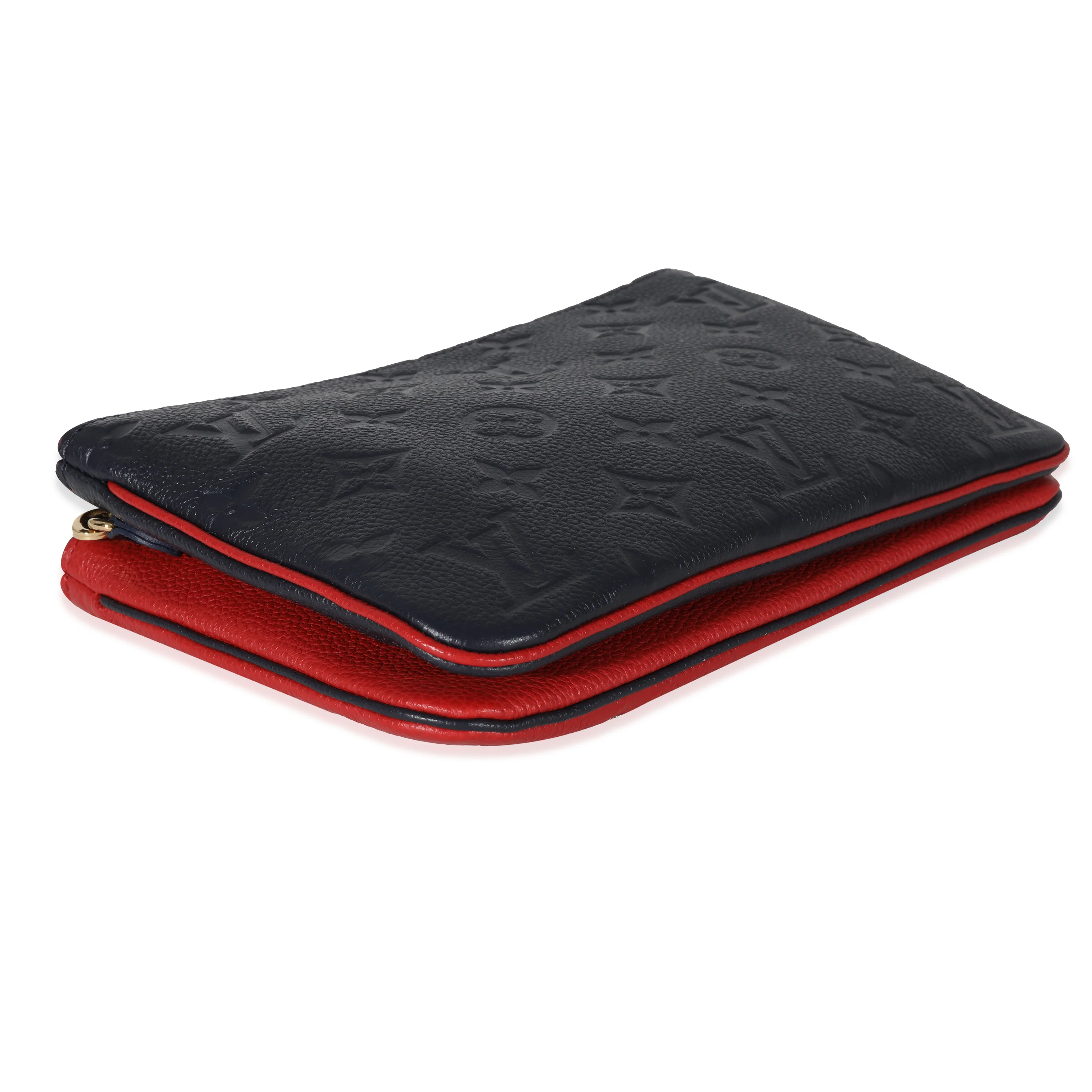 Louis Vuitton Marine Rouge Empreinte Double Zip Pochette - Image 5