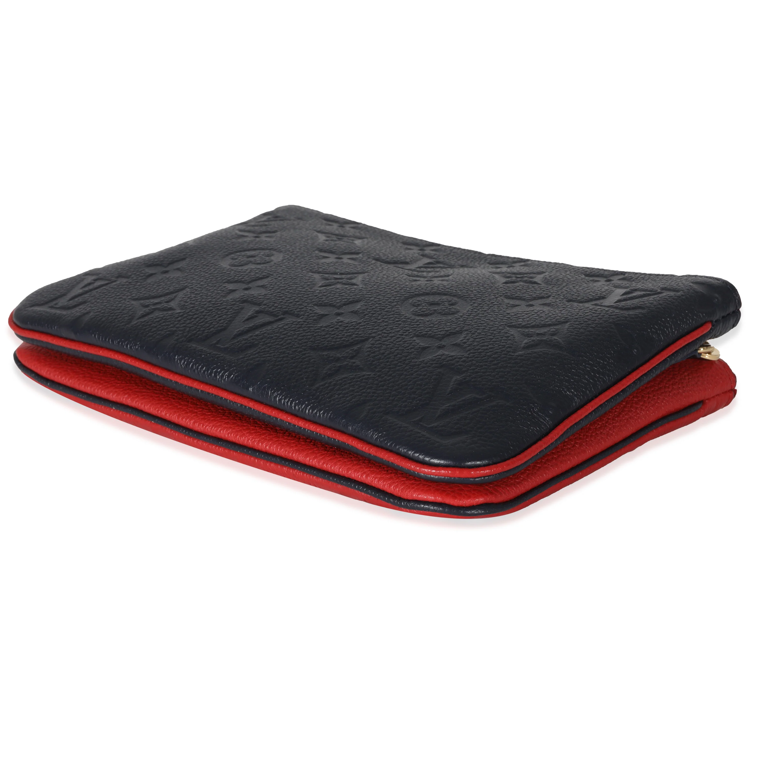Louis Vuitton Marine Rouge Empreinte Double Zip Pochette - Image 6
