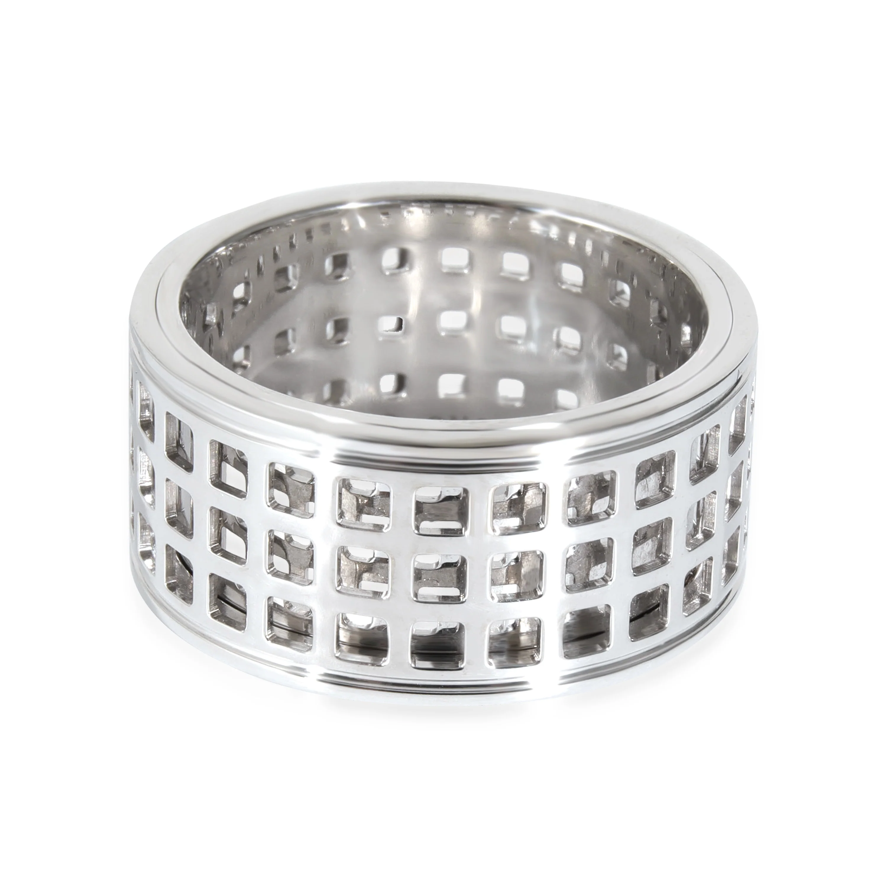 Gucci Cutout Spinning Ring in 18k White Gold