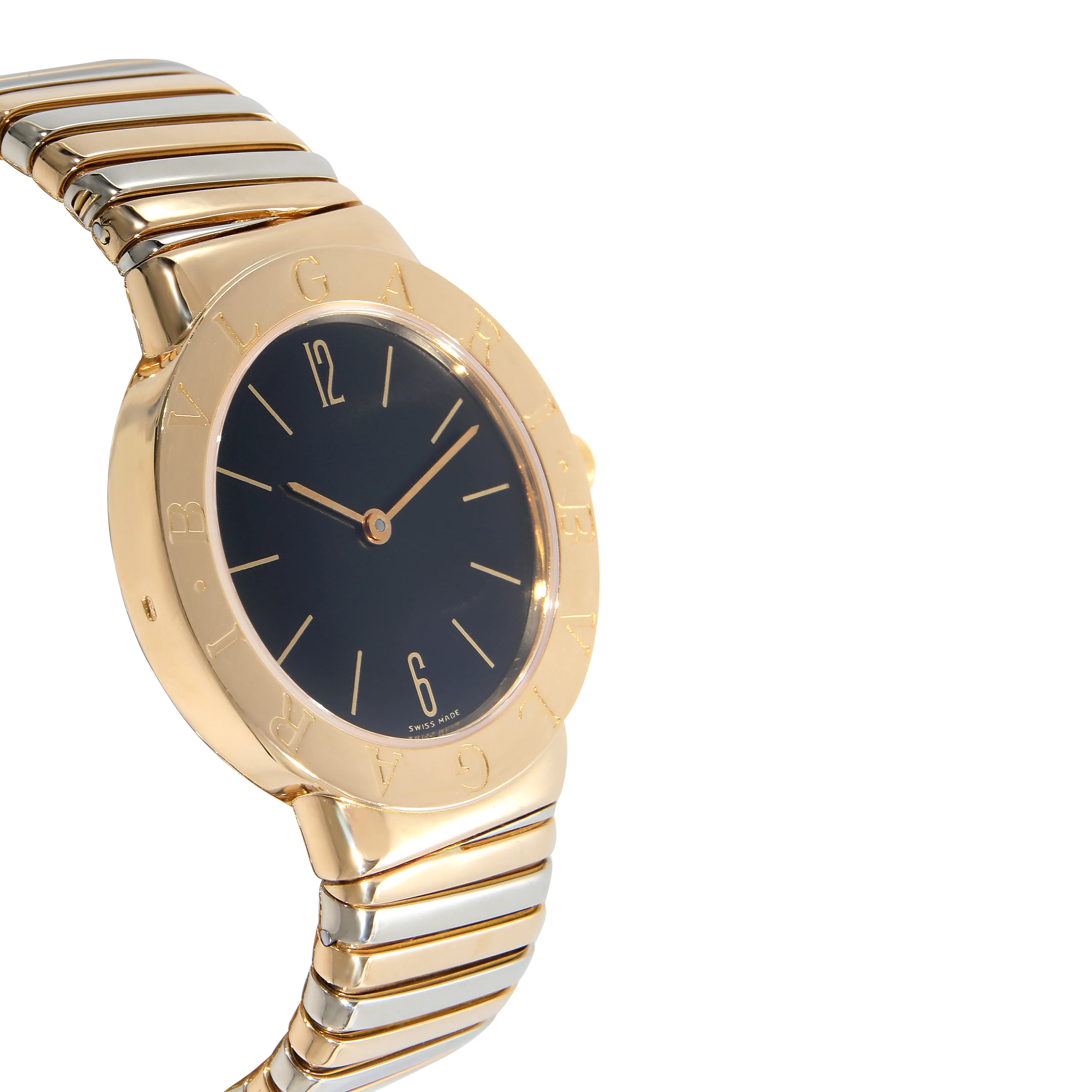 BVLGARI Tubogas BB 30 AT Womens Watch in 18kt White Gold/Yellow Gold - Image 2