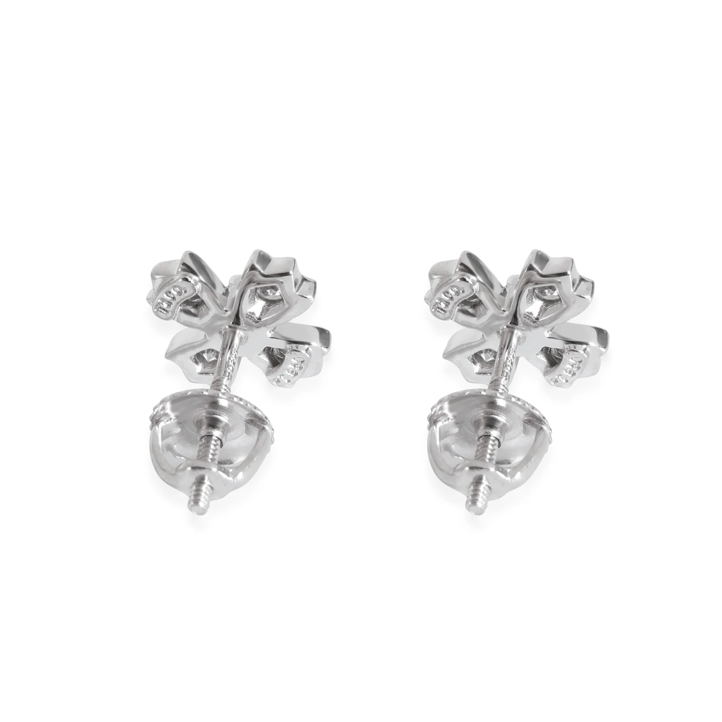 Tiffany & Co. Diamond Floret Earrings in Platinum 0.34 CTW - Image 3
