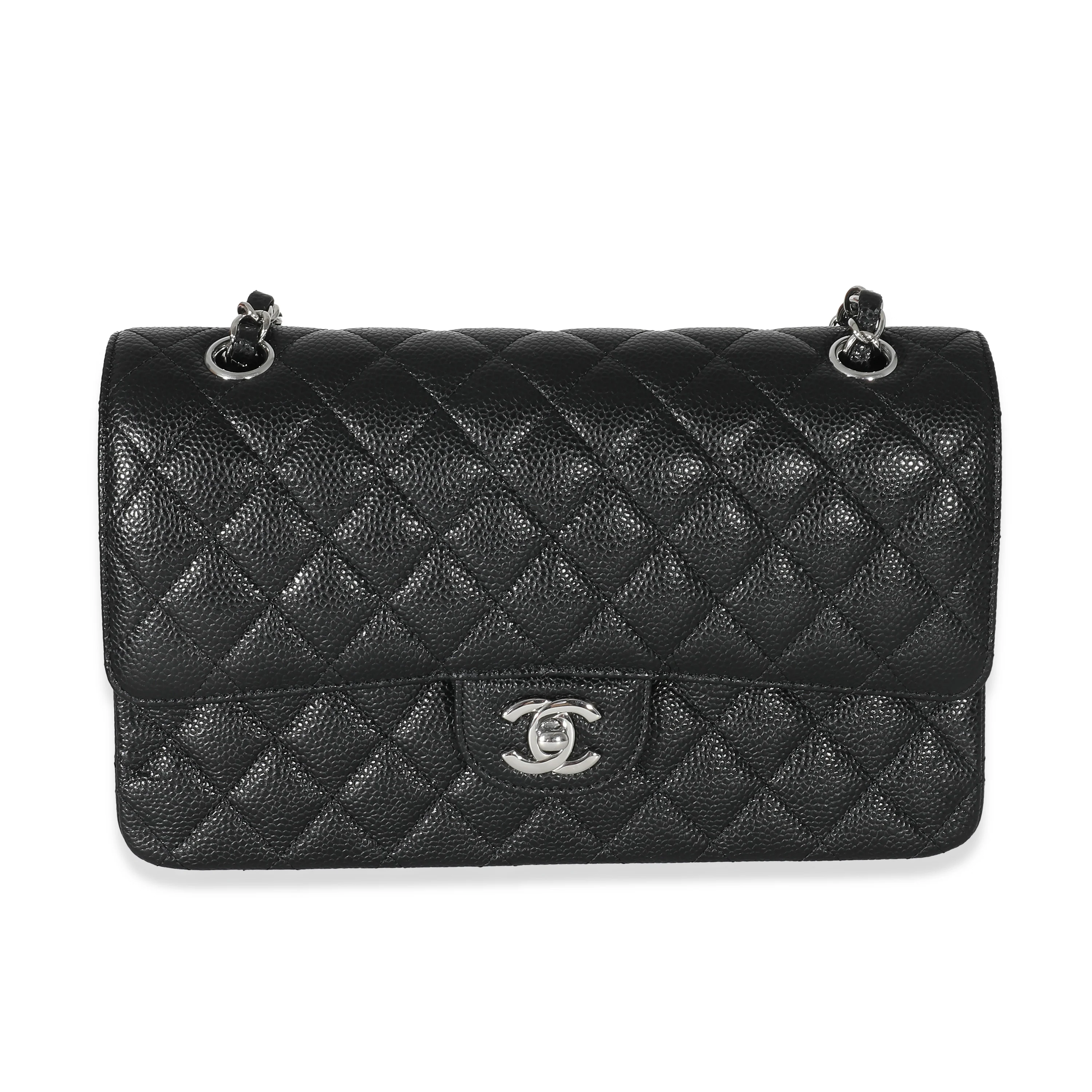 Chanel Black Caviar Medium Classic Double Flap Bag