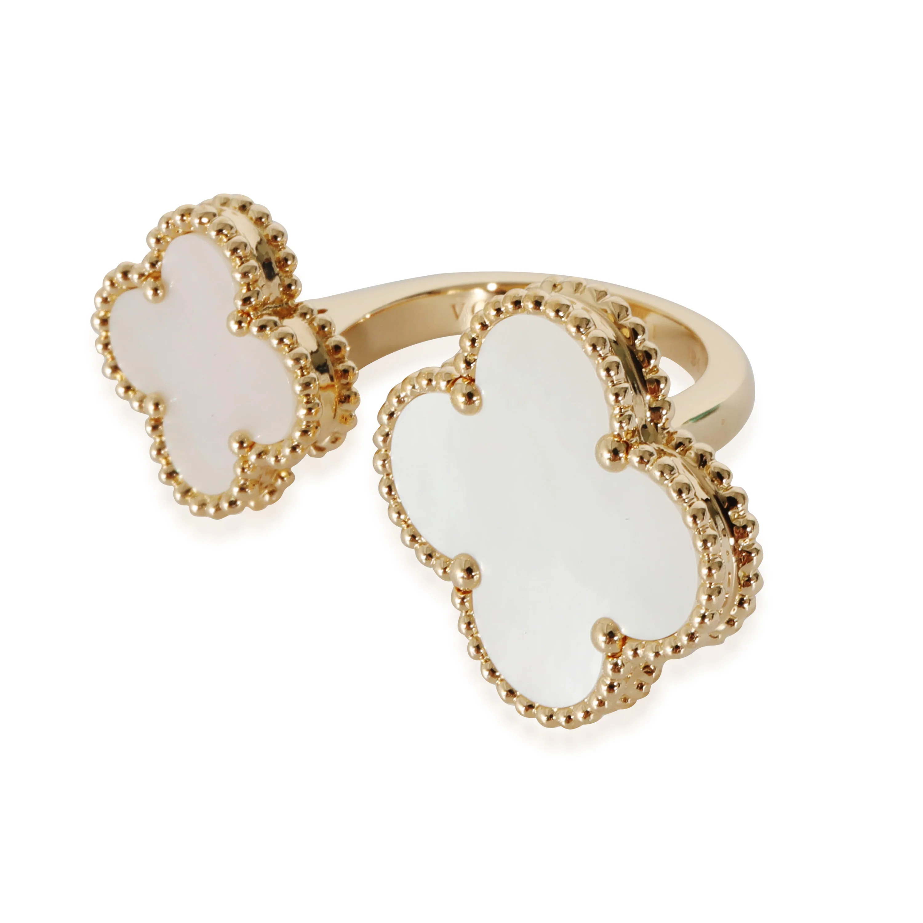 Van Cleef & Arpels Magic MOP Alhambra Ring in 18k - Image 2