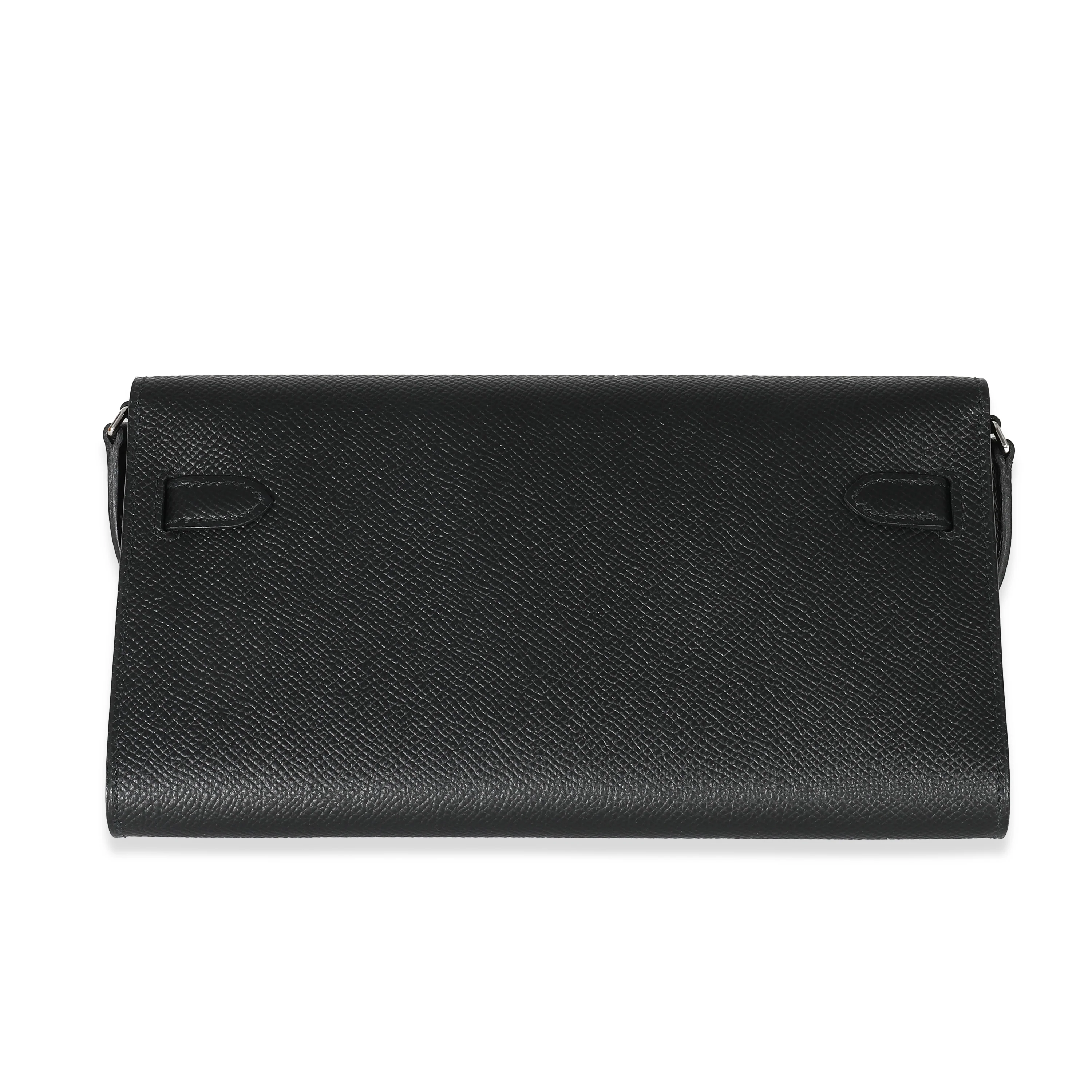Hermes Black Epsom Kelly To Go PHW - Image 3