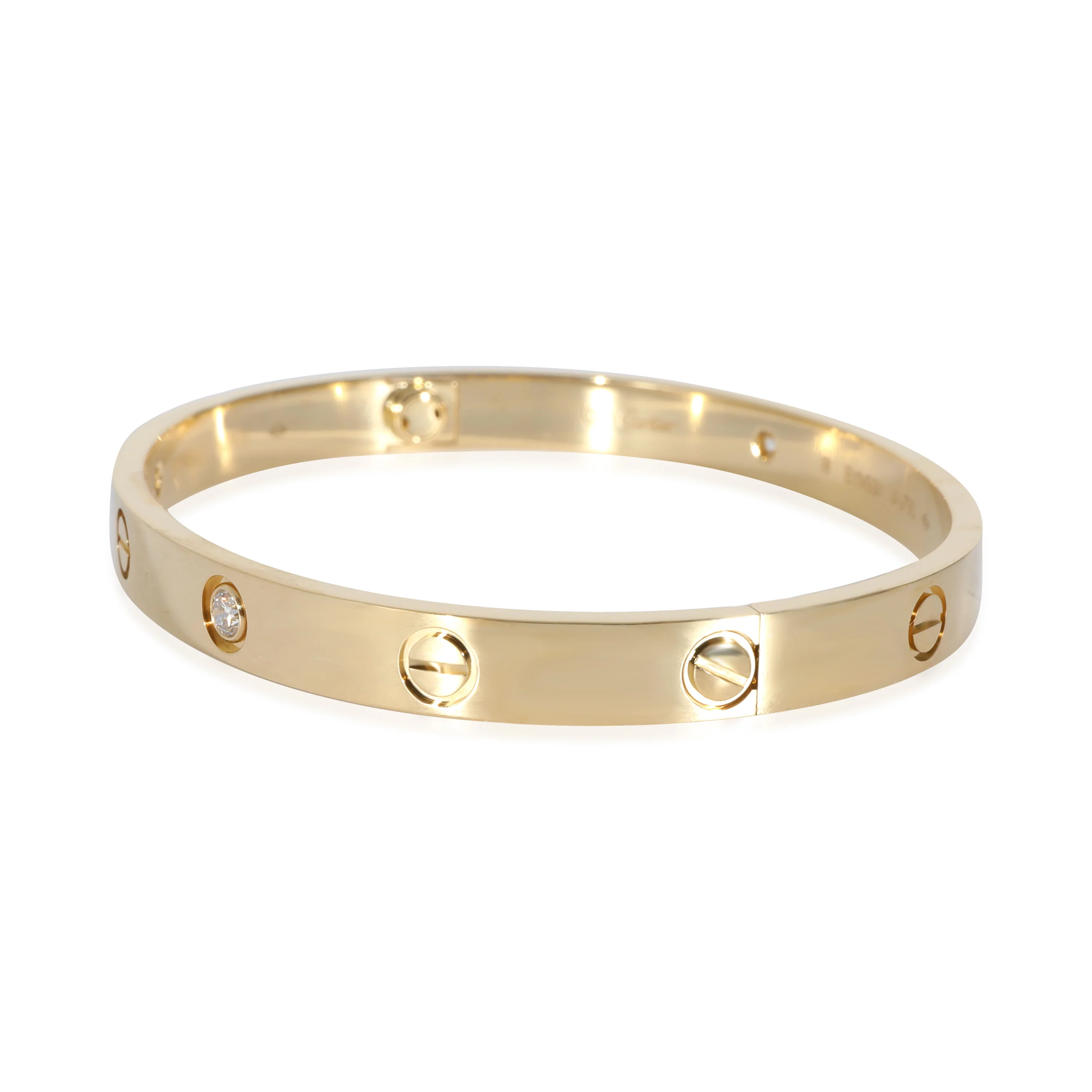 Cartier Love Bracelet, 4 Diamonds (Yellow Gold, Diamonds) - Image 2