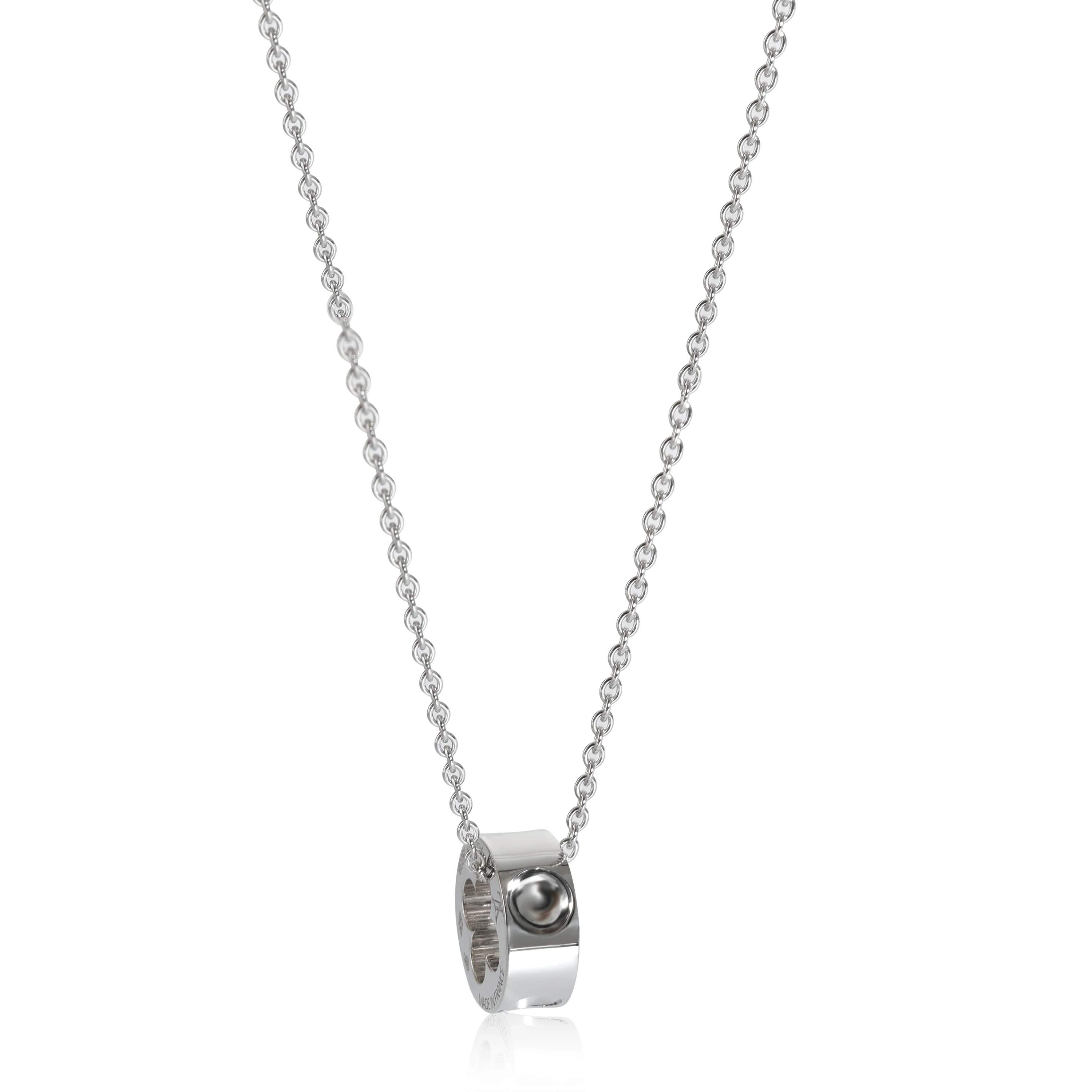 Louis Vuitton Idylle Blossom Necklace in 18k White Gold