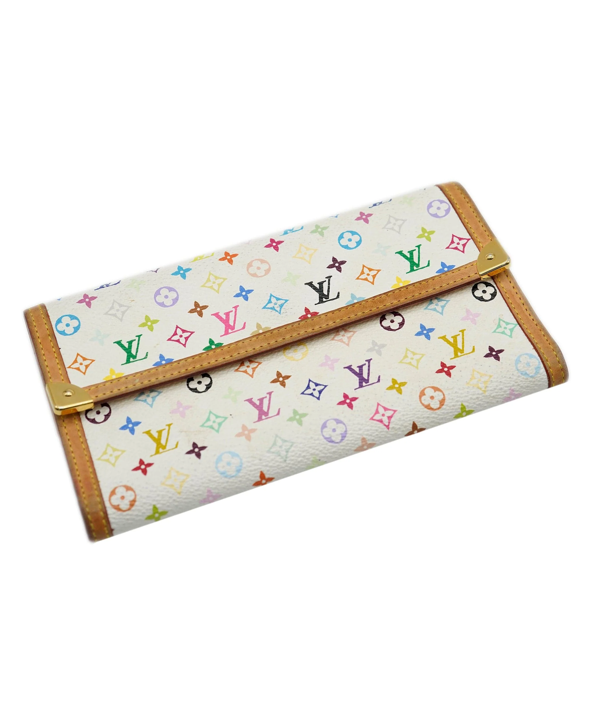 Louis Vuitton Monogram Multicolor Porte Tresor International Wallet - Image 2
