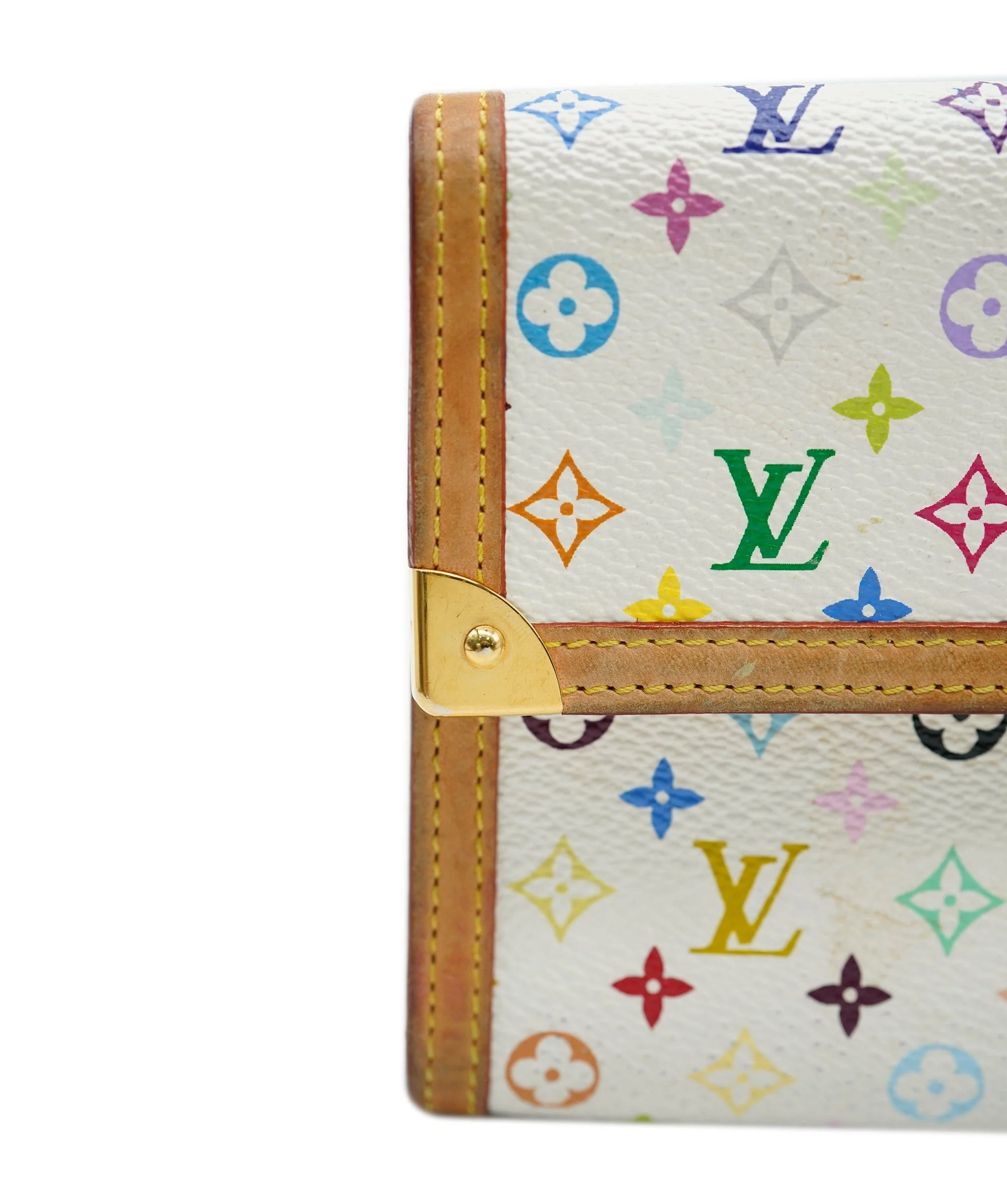 Louis Vuitton Monogram Multicolor Porte Tresor International Wallet - Image 6