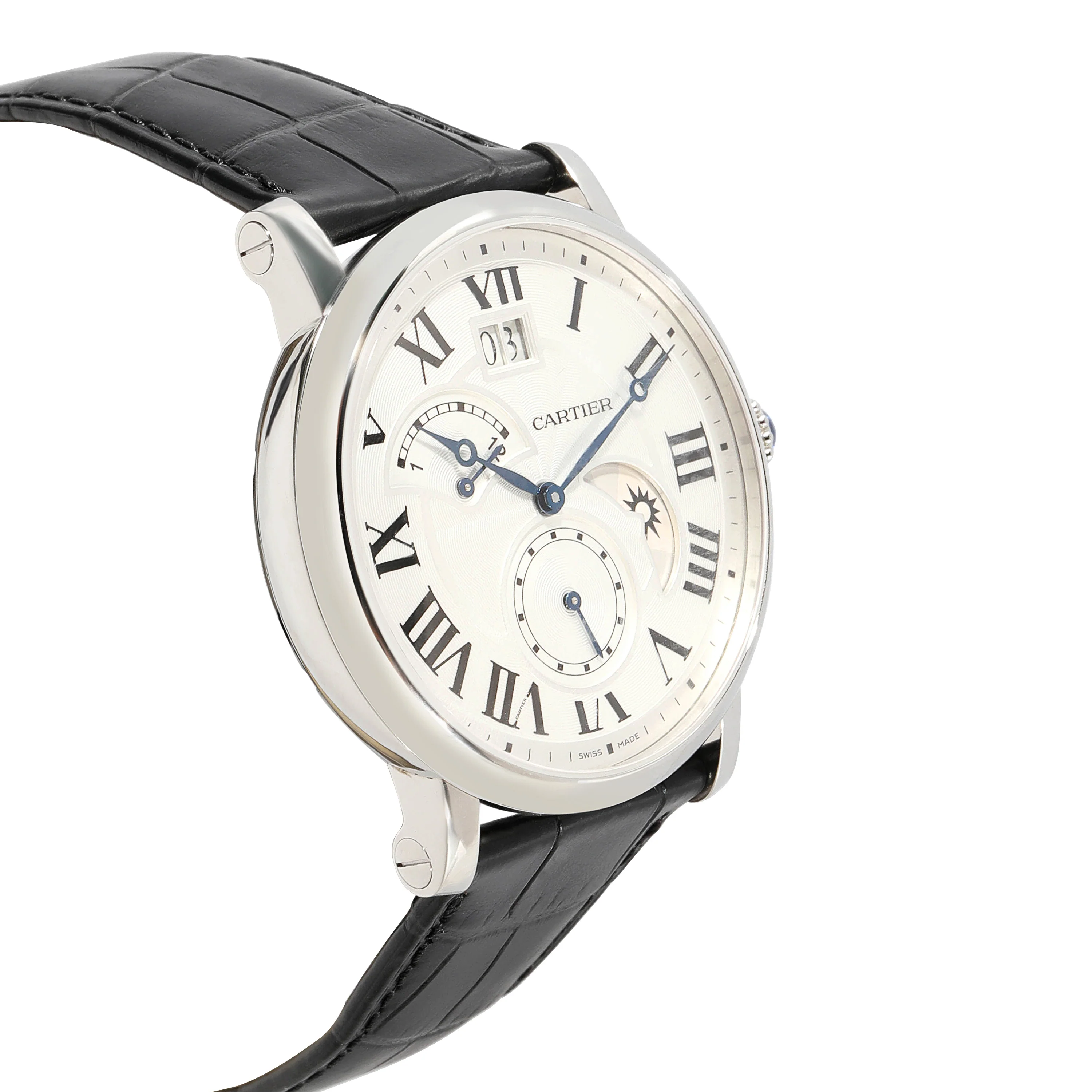 Cartier Rotonde de Cartier GMT W1556368 Mens Watch in Stainless Steel - Image 2