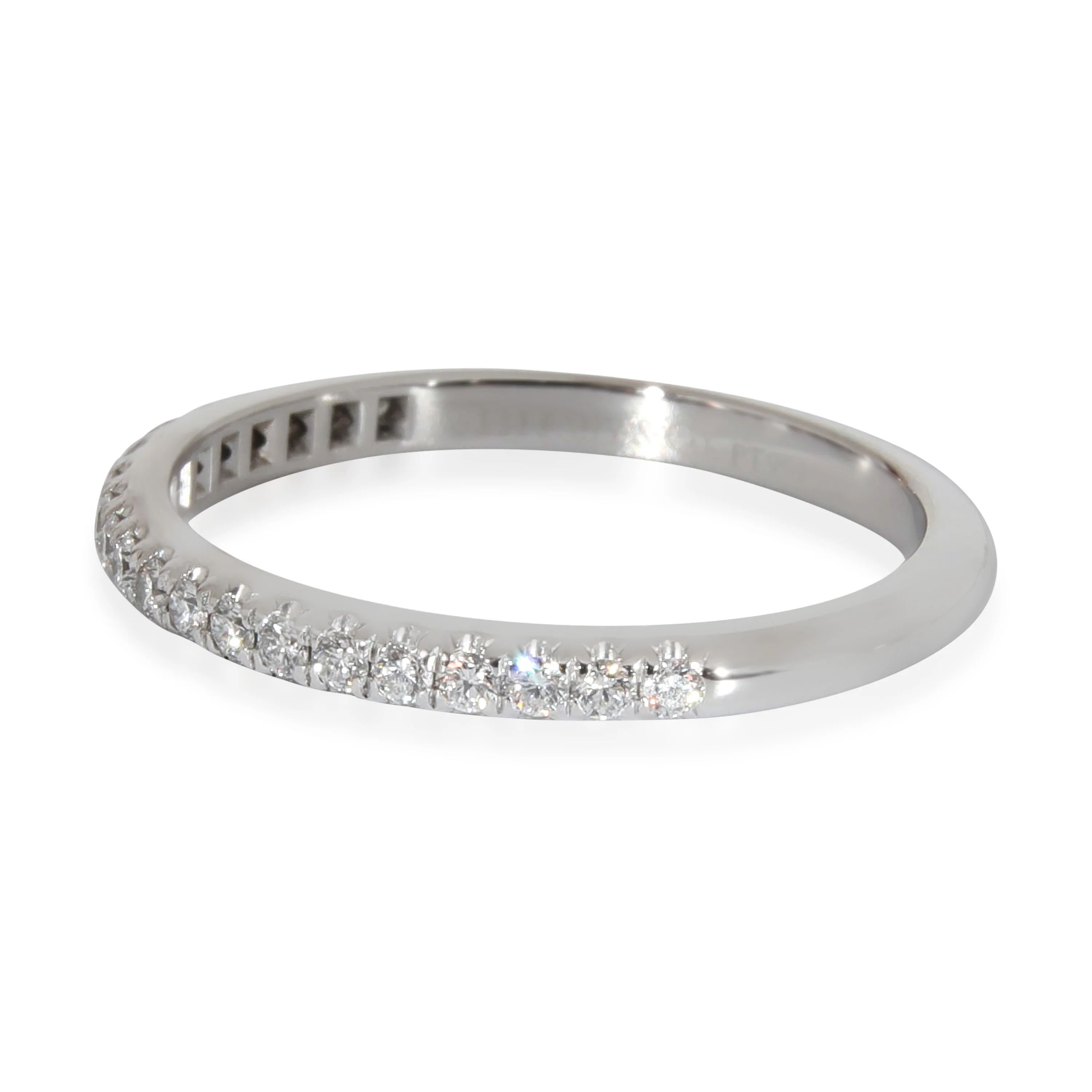 Tiffany & Co. Soleste Diamond Band in  Platinum 0.17 CTW - Image 2