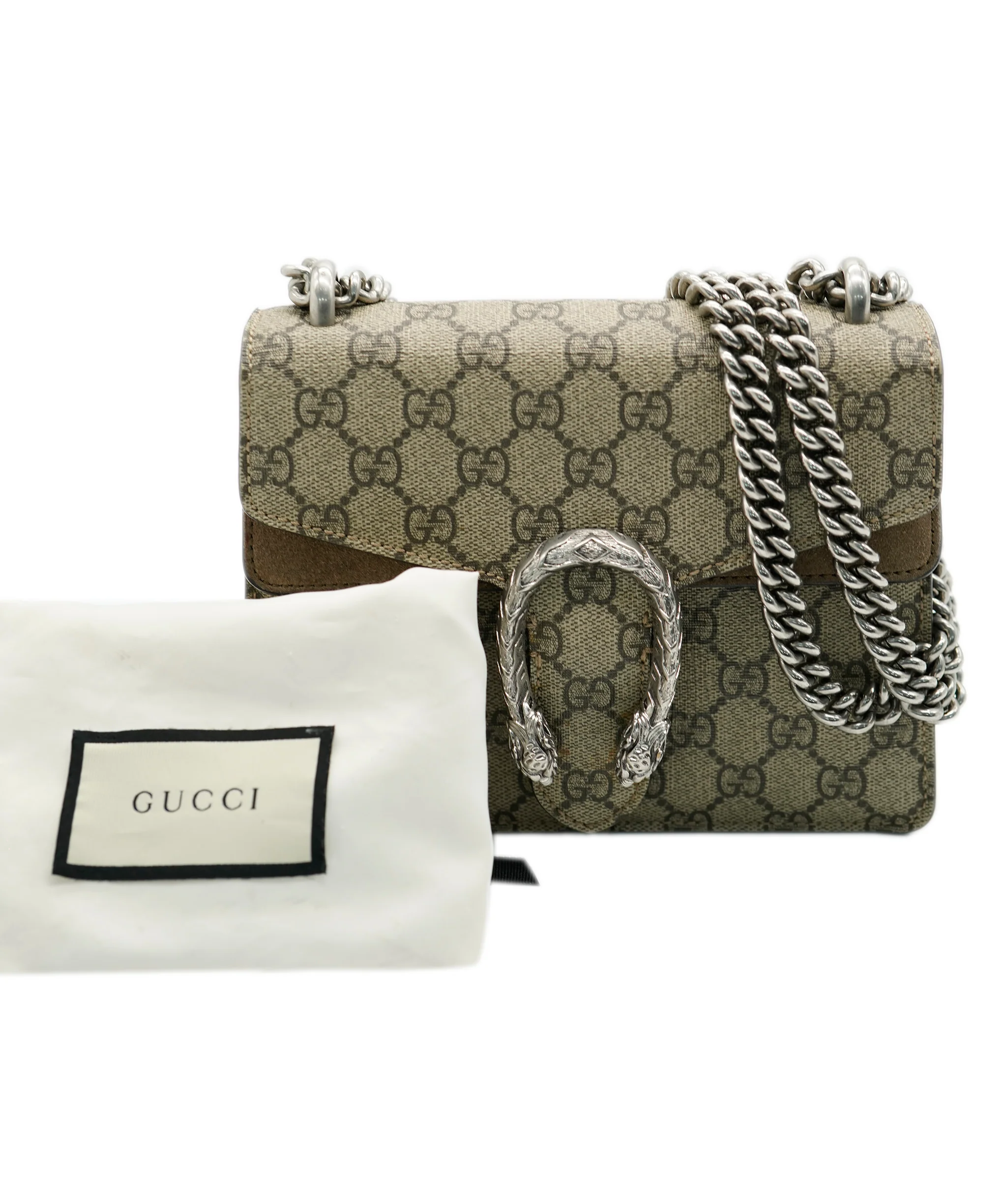 Gucci Beige GG Supreme Canvas Mini Dionysus - Image 9