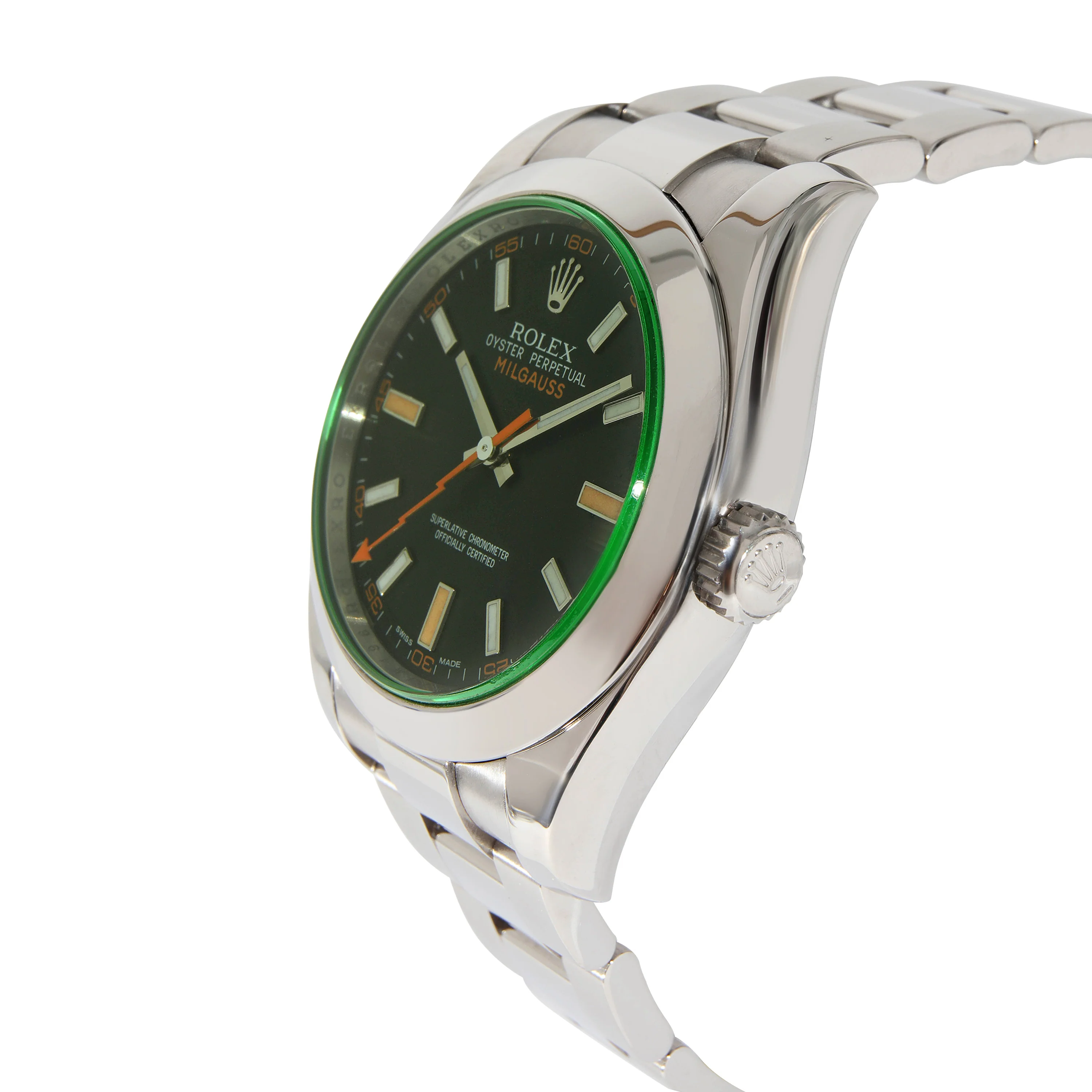 Rolex Milgauss 116400GV Men's Watch in  Stainless Steel - Image 3