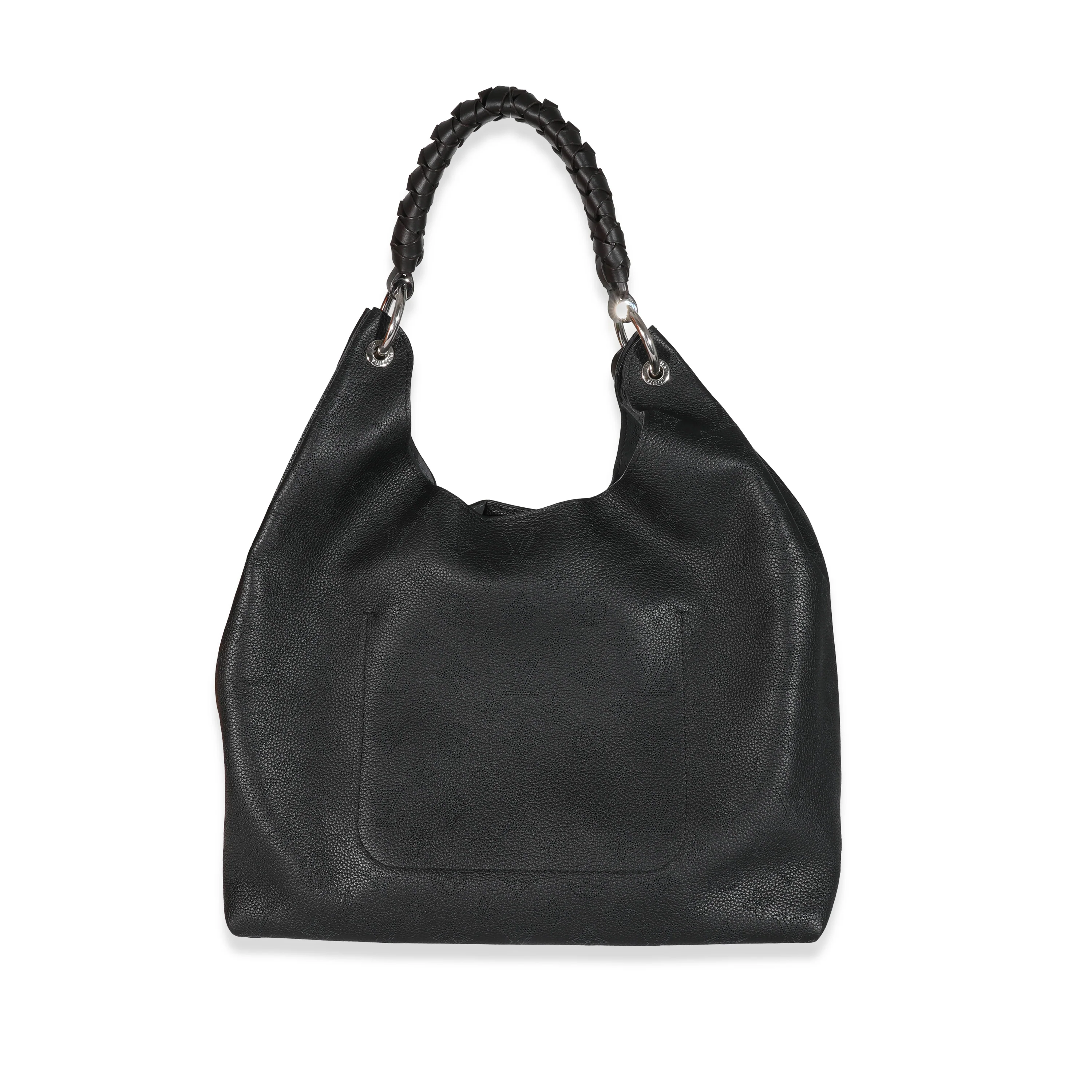 Louis Vuitton Black Mahina Carmel Hobo - Image 3