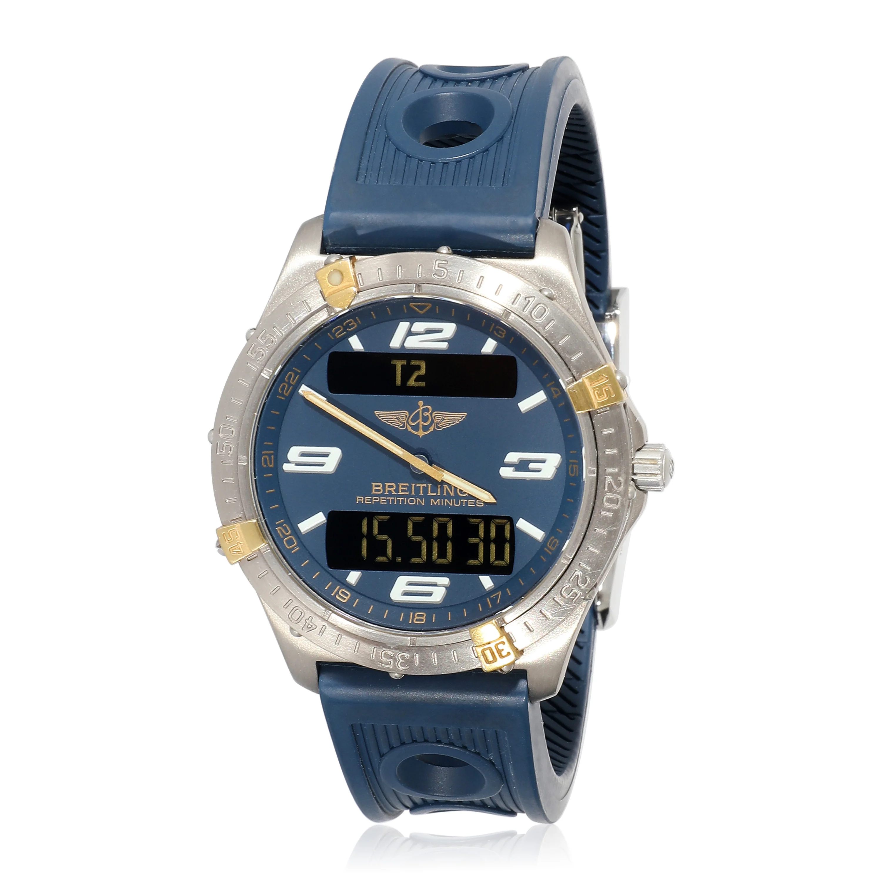 Breitling Aerospace F65363 Mens Watch in 18kt Titanium/Yellow Gold