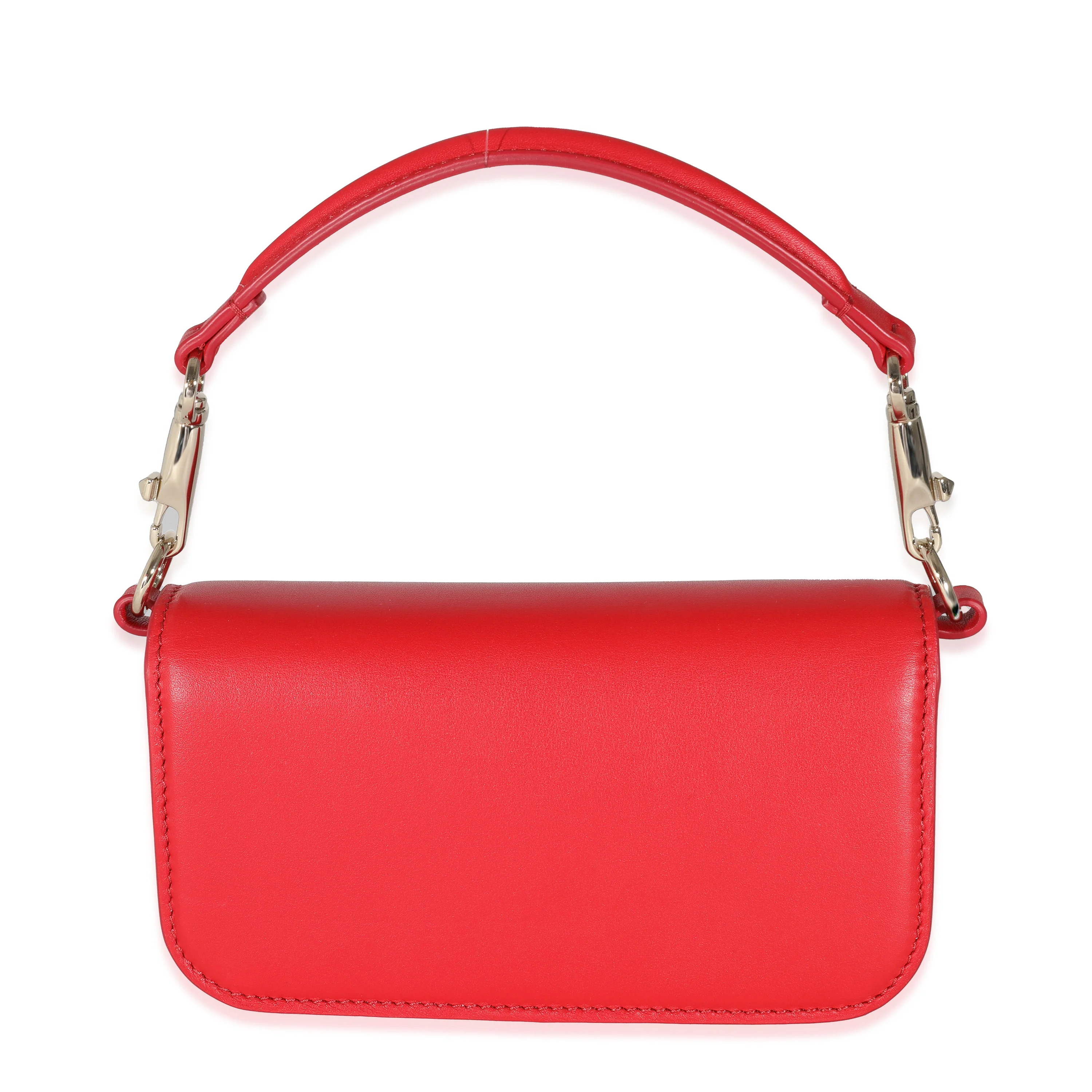 Valentino Rouge Pur Calfskin Small Vlogo Loco Bag - Image 3