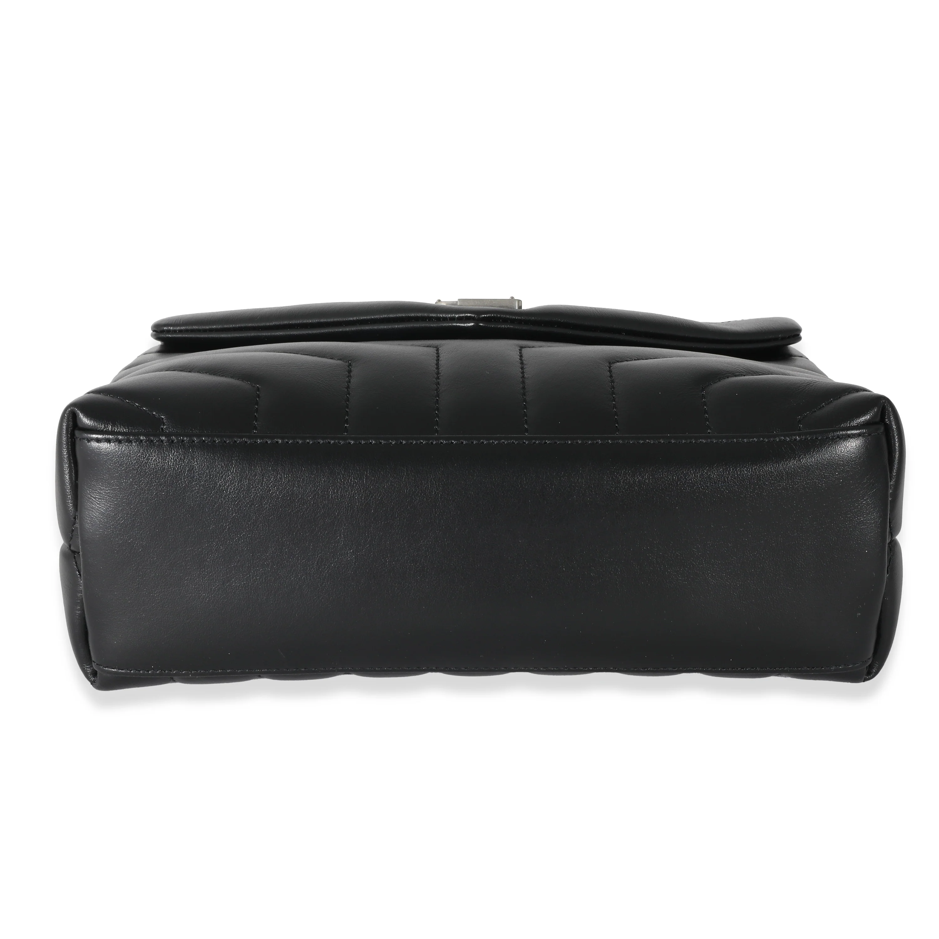 Saint Laurent Black Calfskin Small Loulou - Image 3