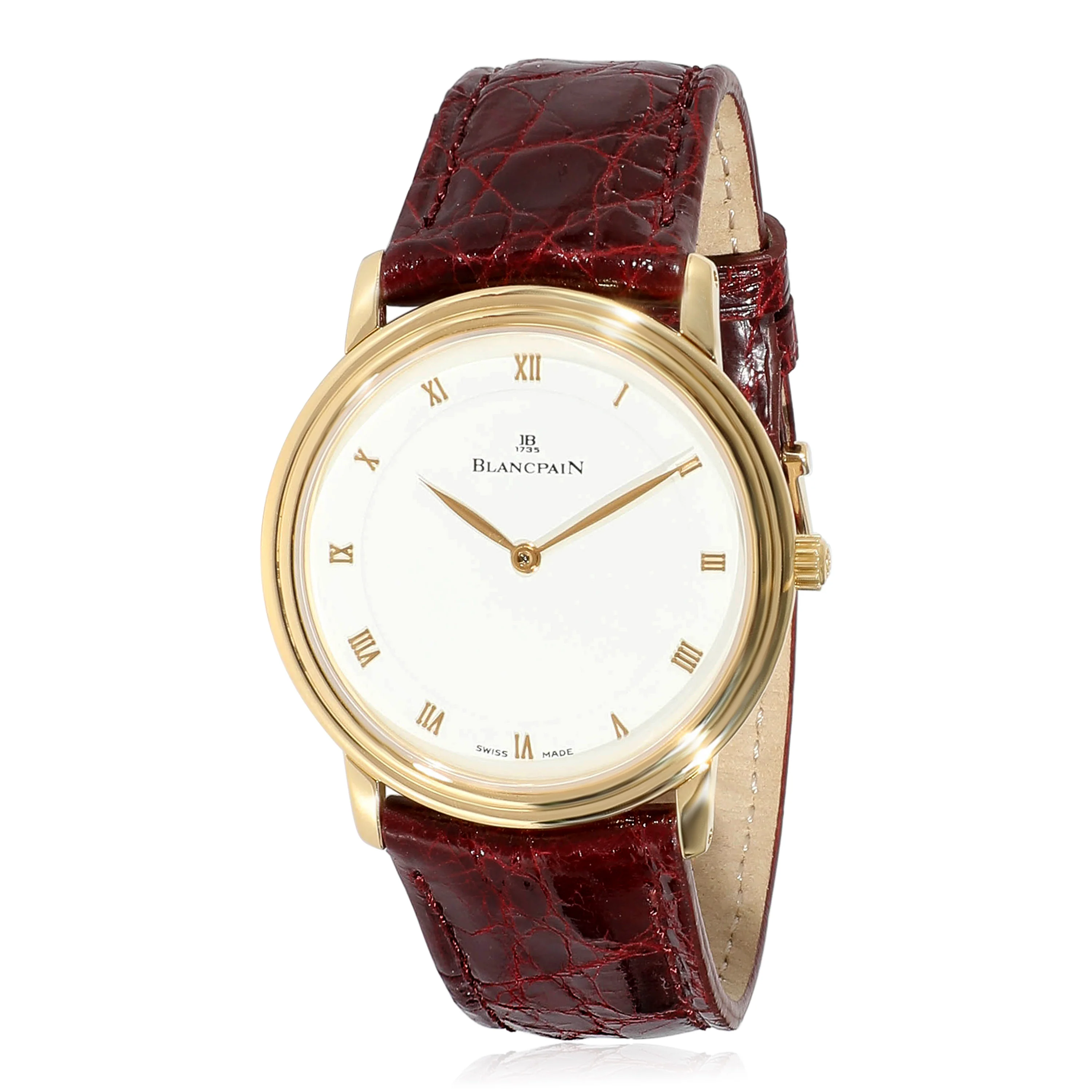 Blancpain Villeret Ultra-Slim 0071-1418-55 Unisex Watch in 18kt Yellow Gold - Image 6