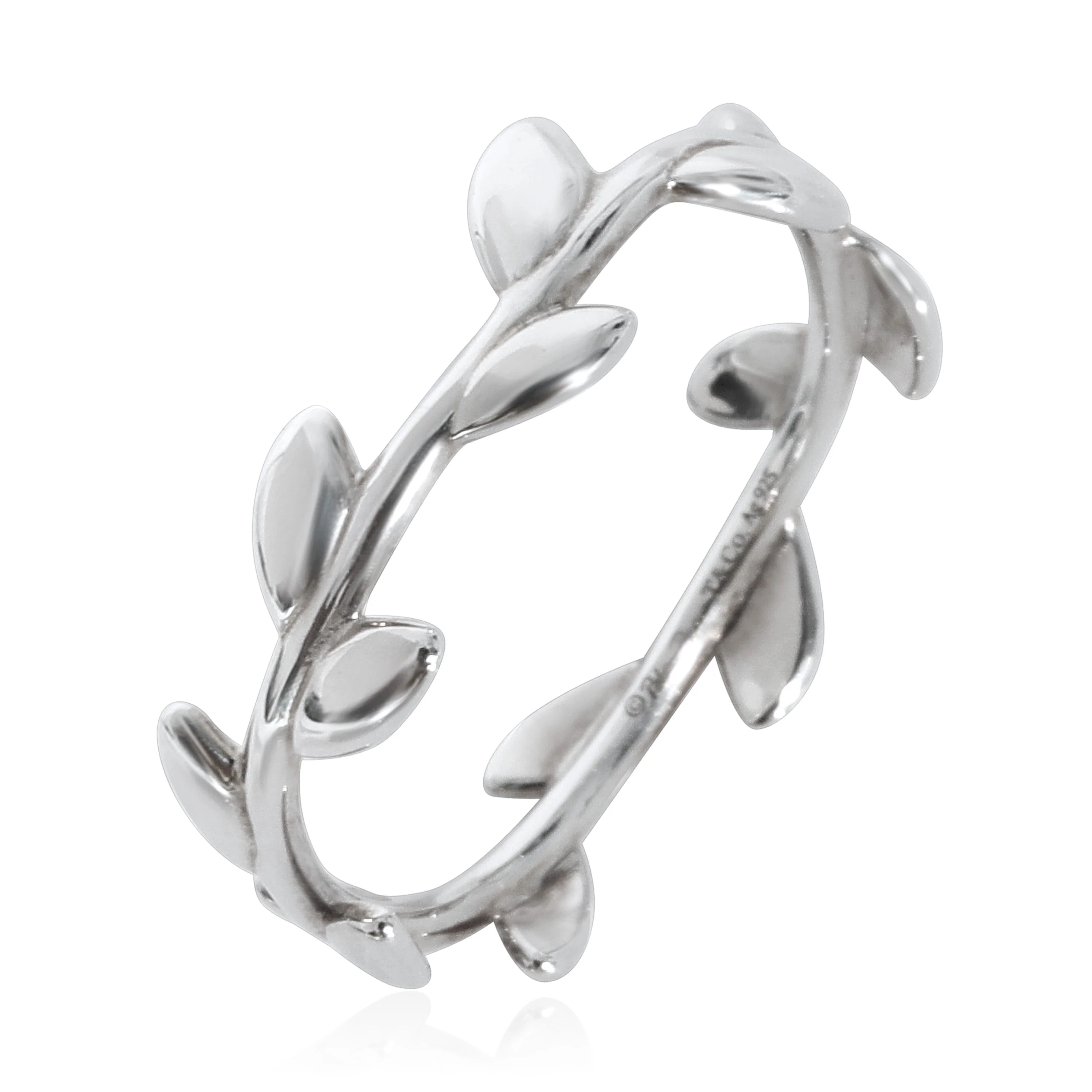 Tiffany & Co. Paloma Picasso Olive Leaf Band in Sterling Silver - Image 2