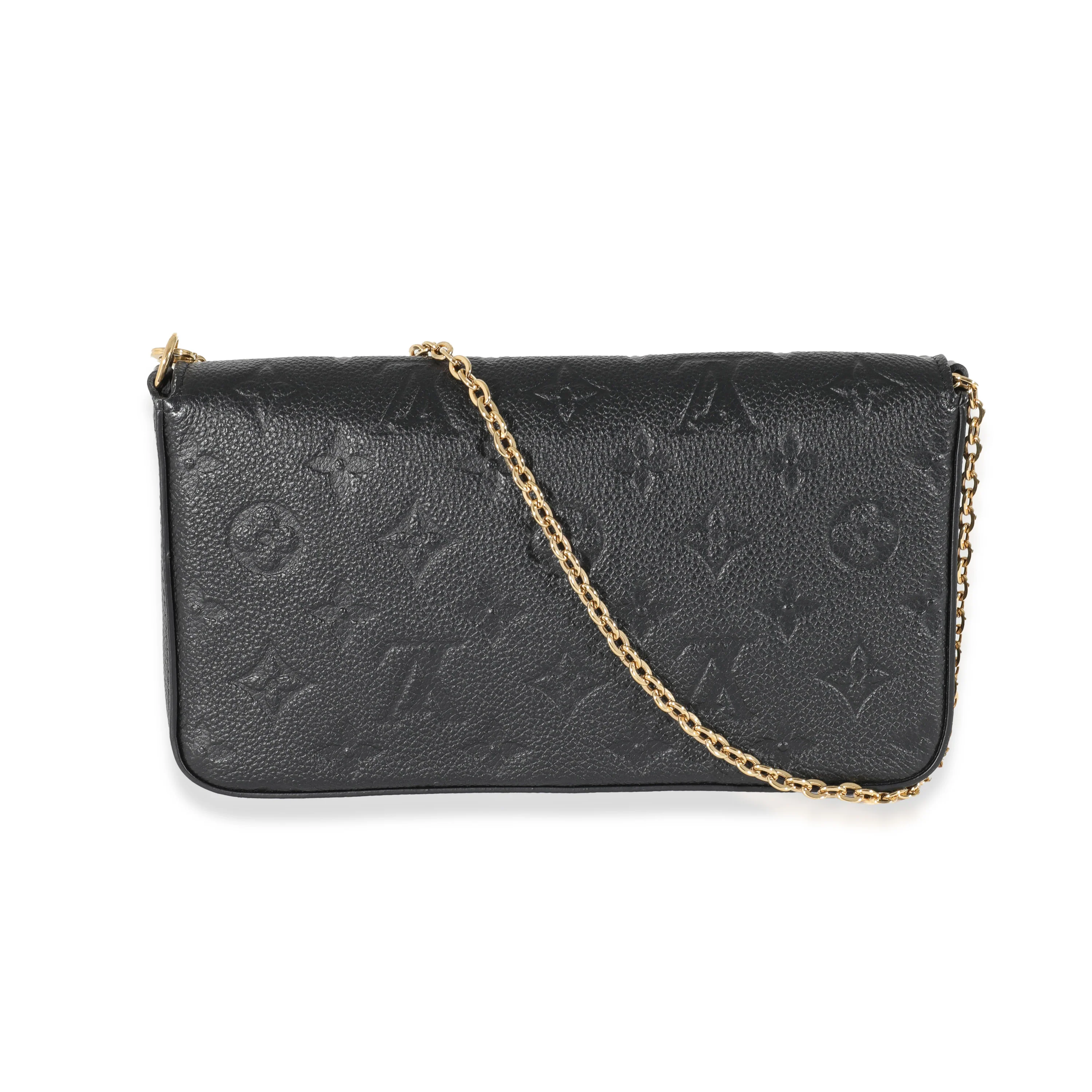 Louis Vuitton Black Monogram Empreinte Félicie Pochette - Image 3