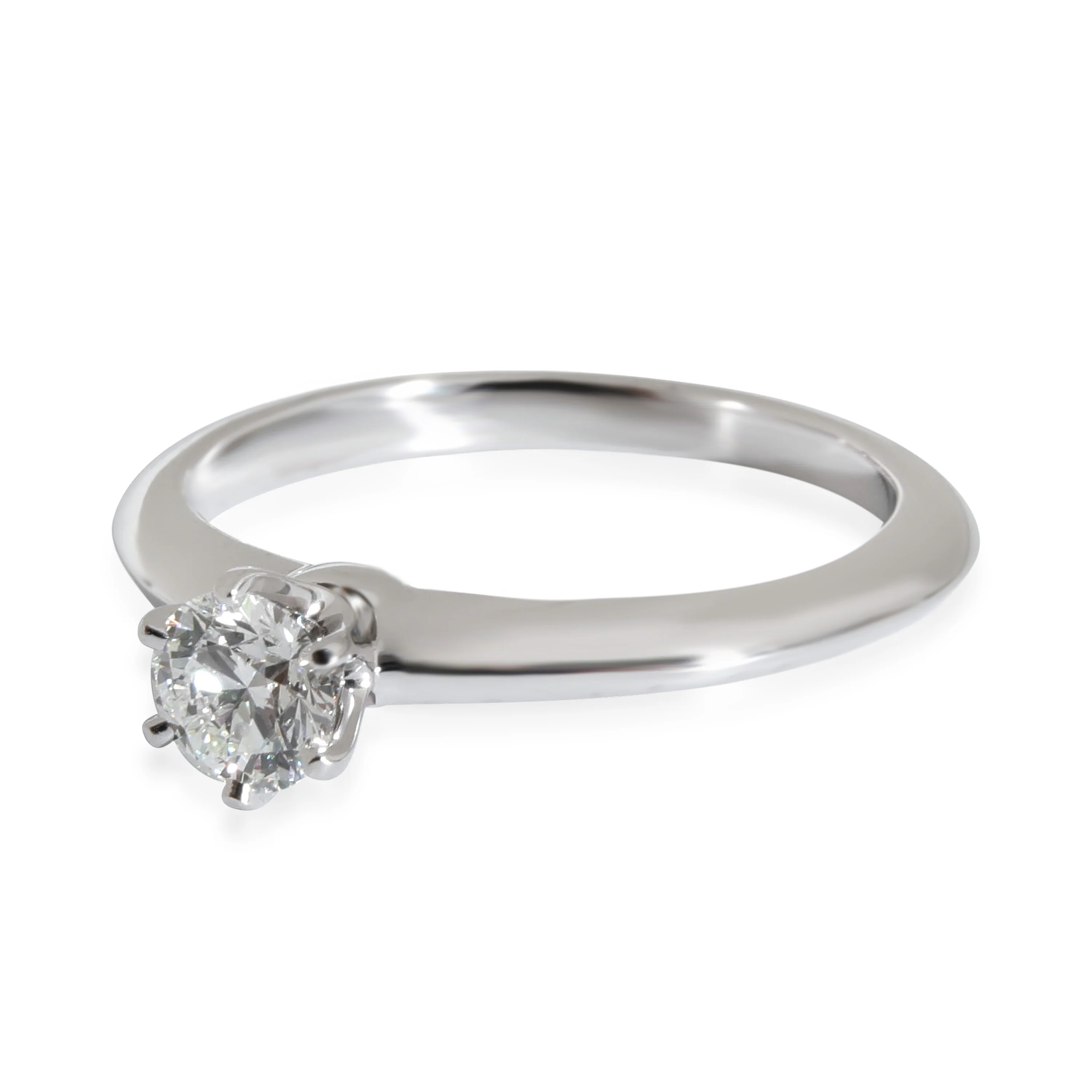 Tiffany & Co. Solitaire Engagement Ring in Platinum H VS2 0.41 CTW - Image 2