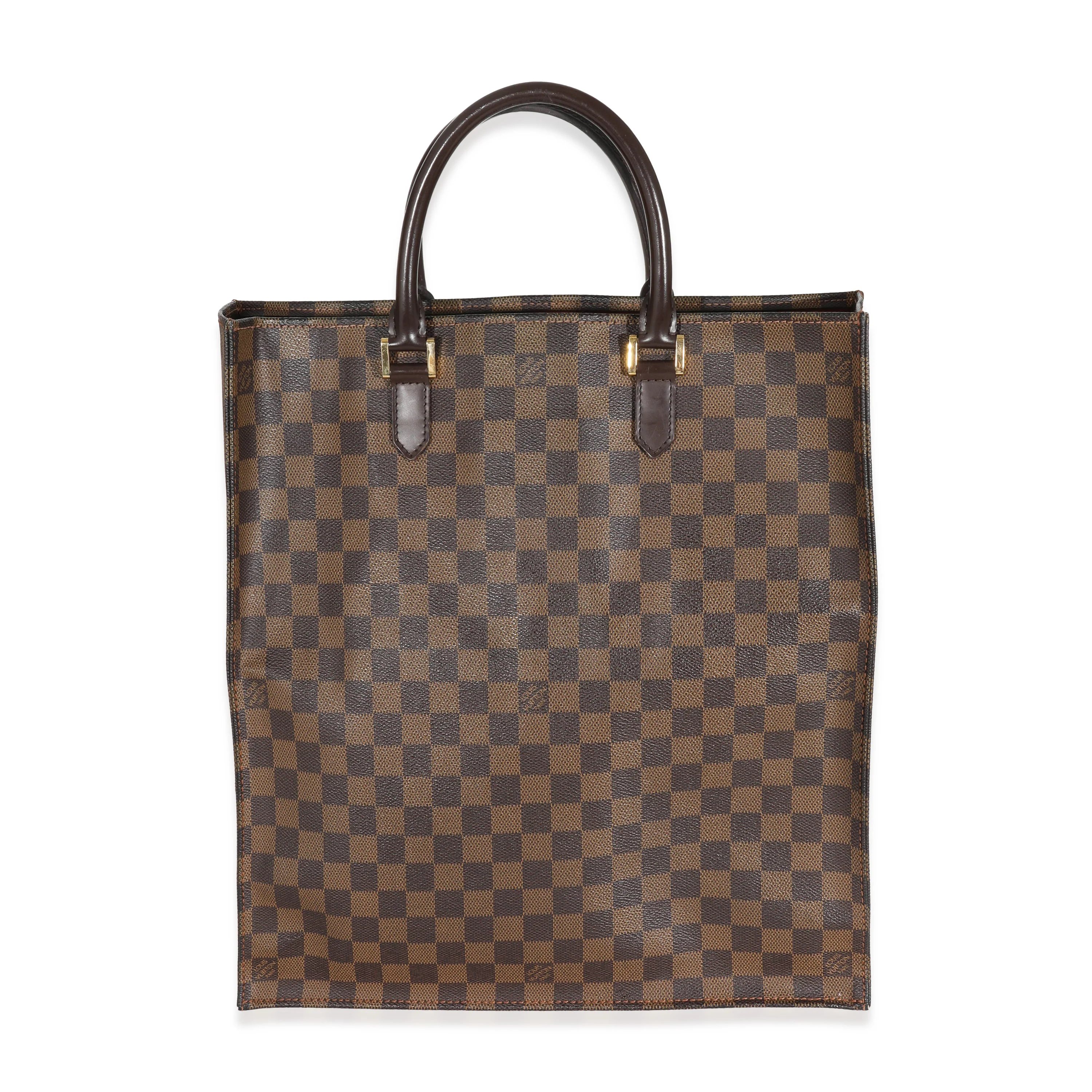 Louis Vuitton Damier Ebene Canvas Sac Plat - Image 3