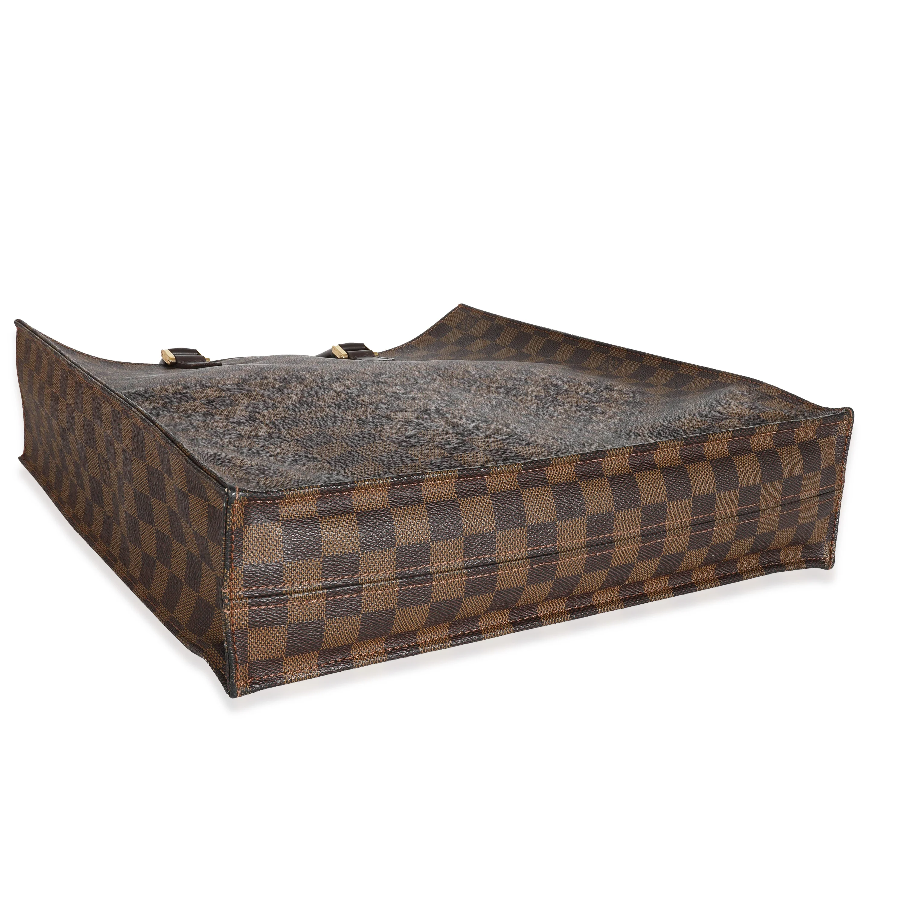 Louis Vuitton Damier Ebene Canvas Sac Plat - Image 5