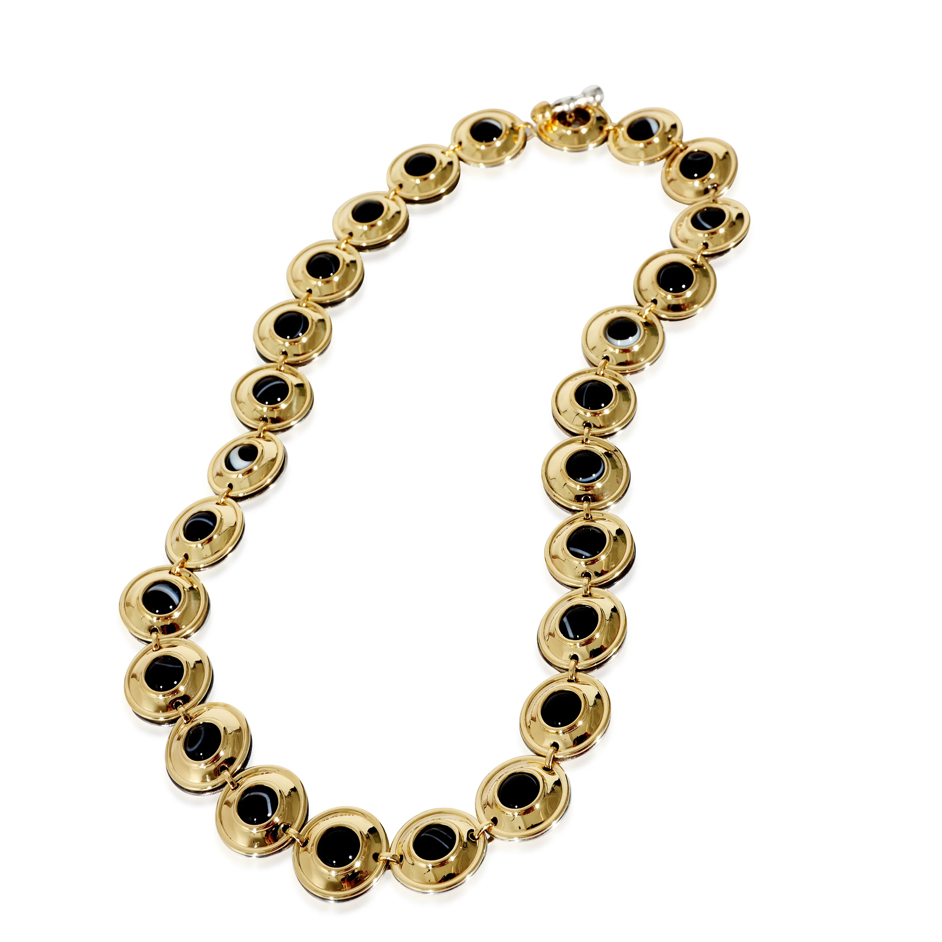 Paloma Picasso Magic Disc Reversible Necklace 18k Gold/Sterling - Image 2