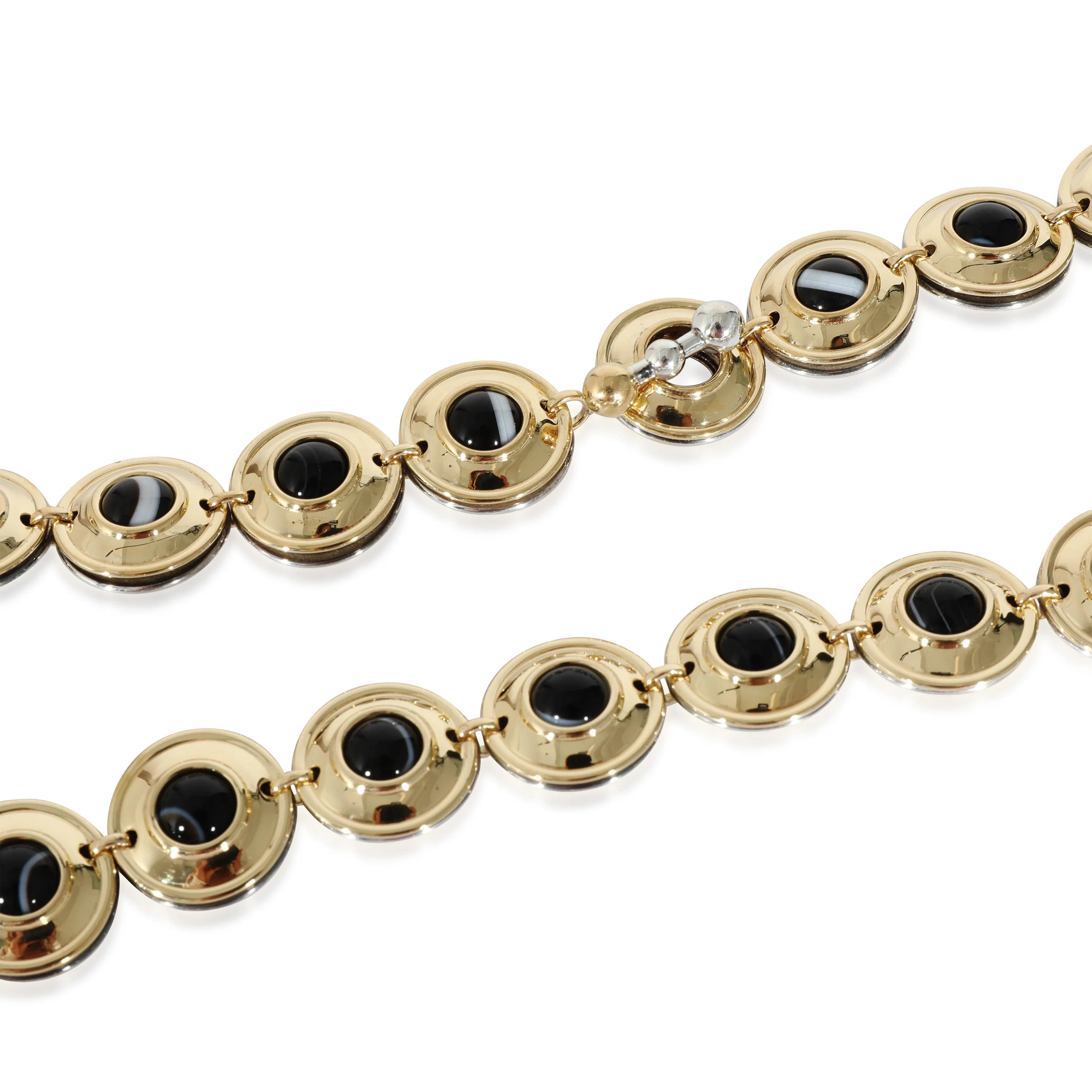 Paloma Picasso Magic Disc Reversible Necklace 18k Gold/Sterling - Image 3