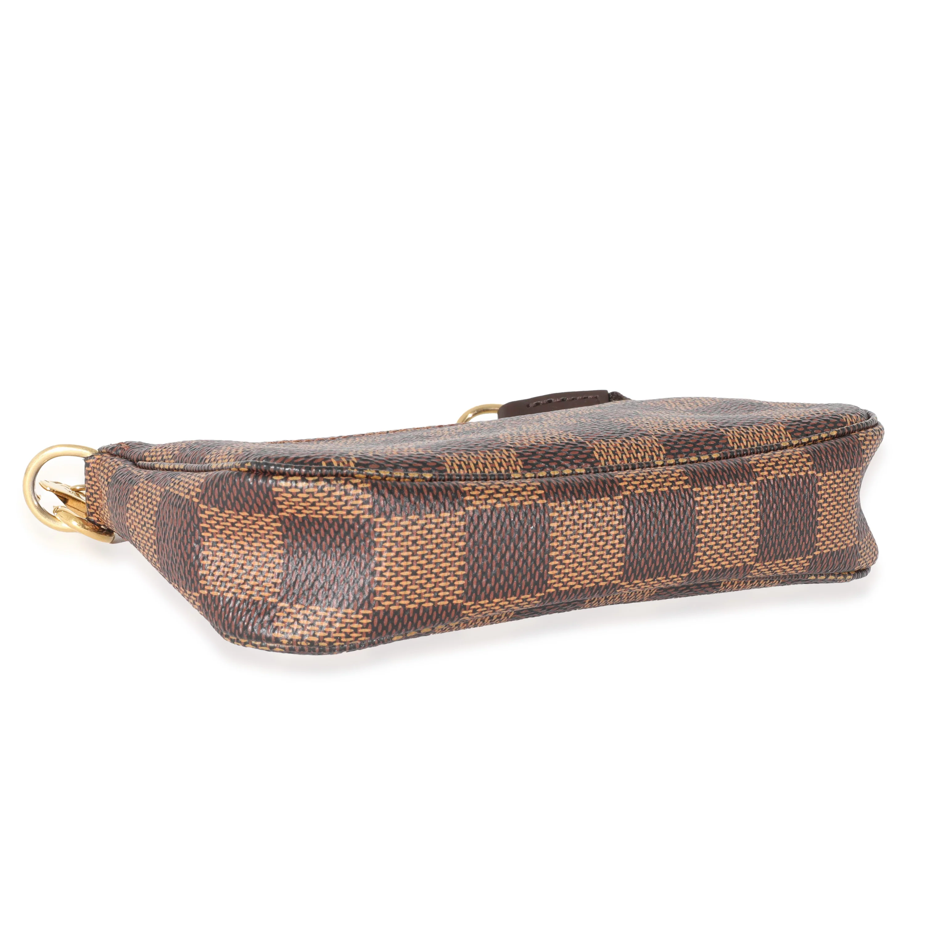 Louis Vuitton Damier Ebene Canvas Mini Pochette Accessoires - Image 5