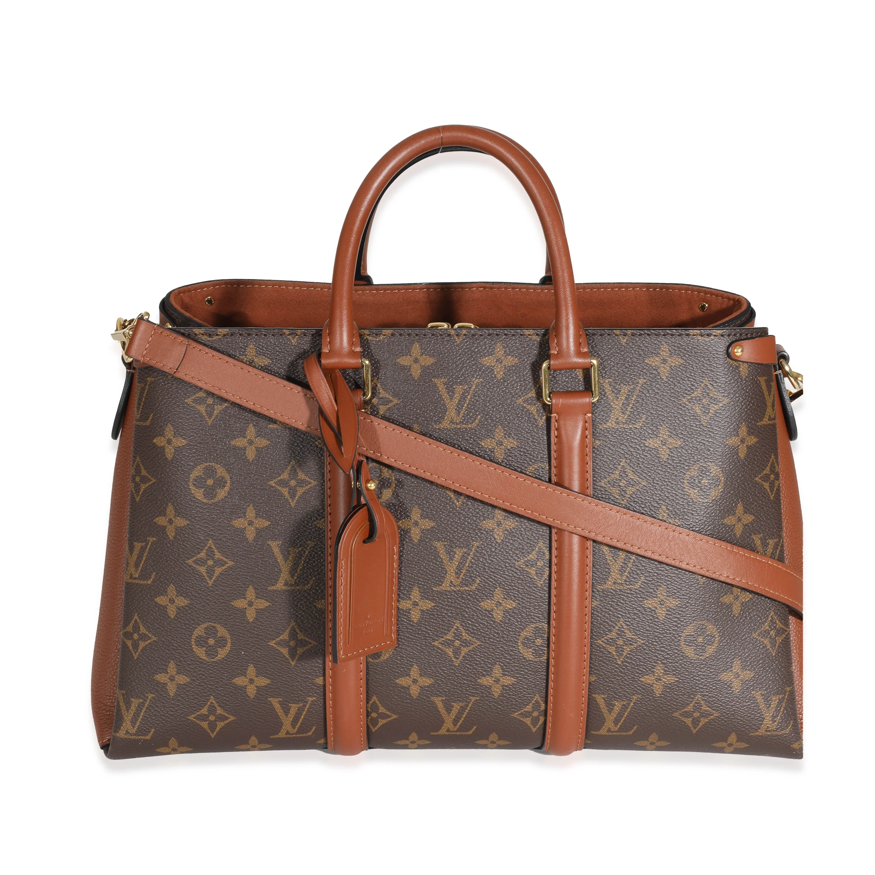 Caramel Monogram Canvas Soufflot MM