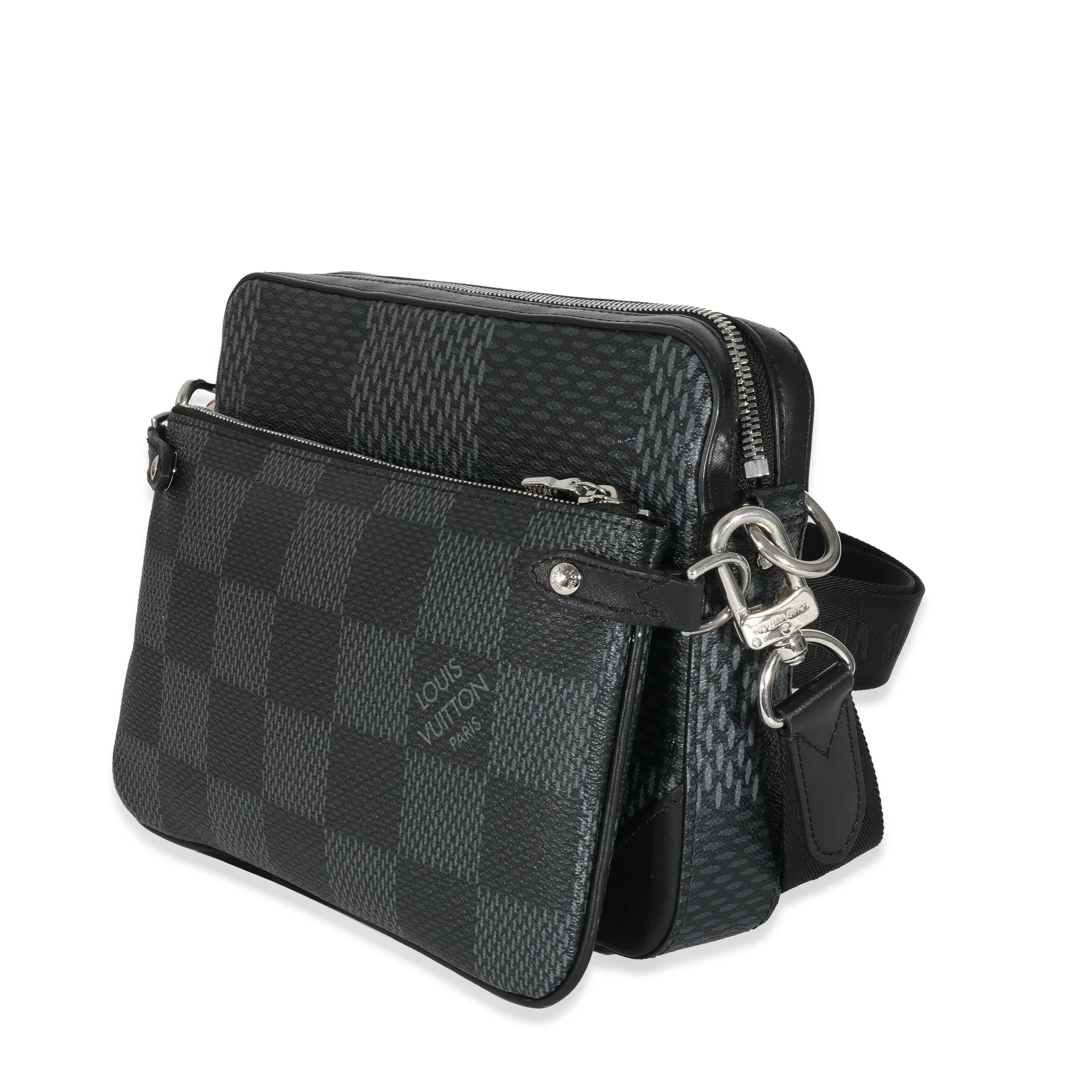 Louis Vuitton Damier Graphite 3D Canvas Trio Messenger - Image 3