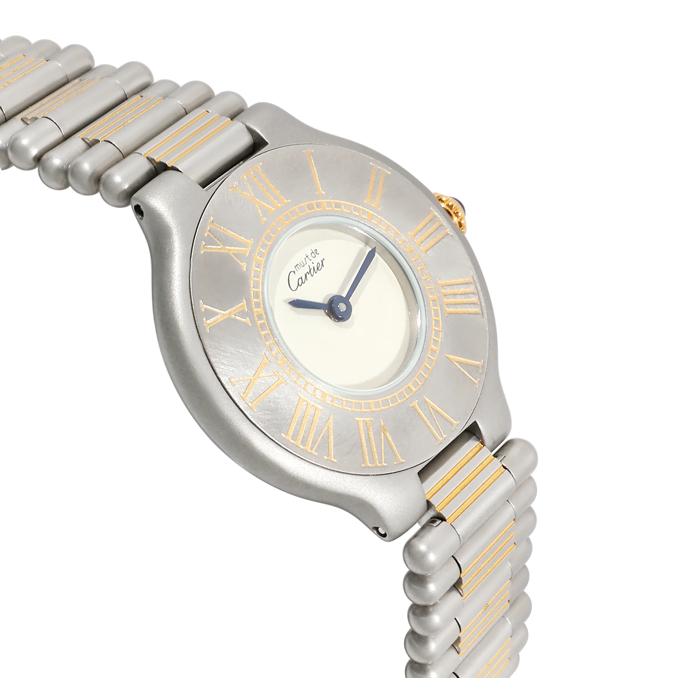 Cartier Must de Cartier 21 9010 Womens Watch in Stainless Steel/Gold Plate - Image 2