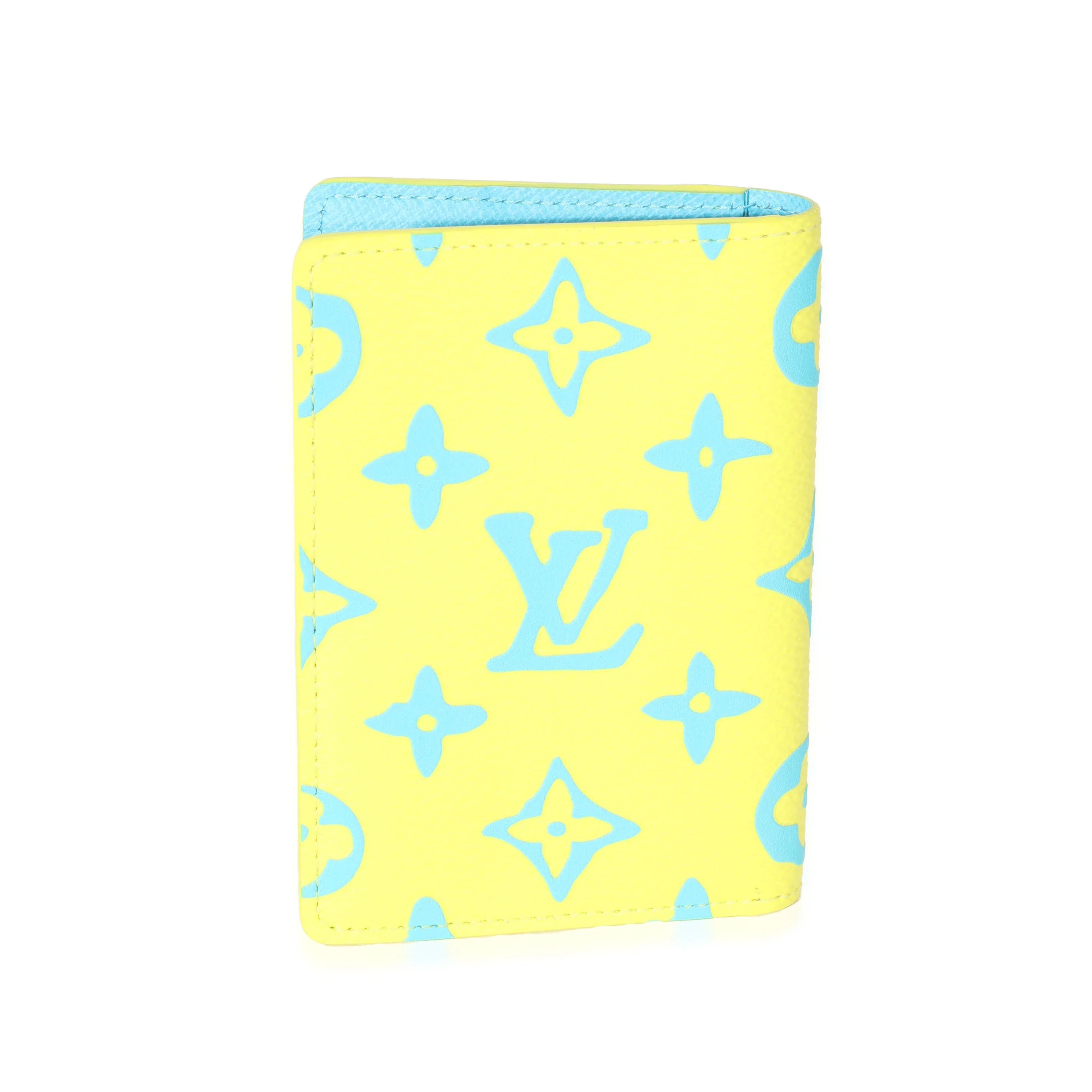 Louis Vuitton Lime Monogram Playground Canvas Pocket Organizer - Image 3
