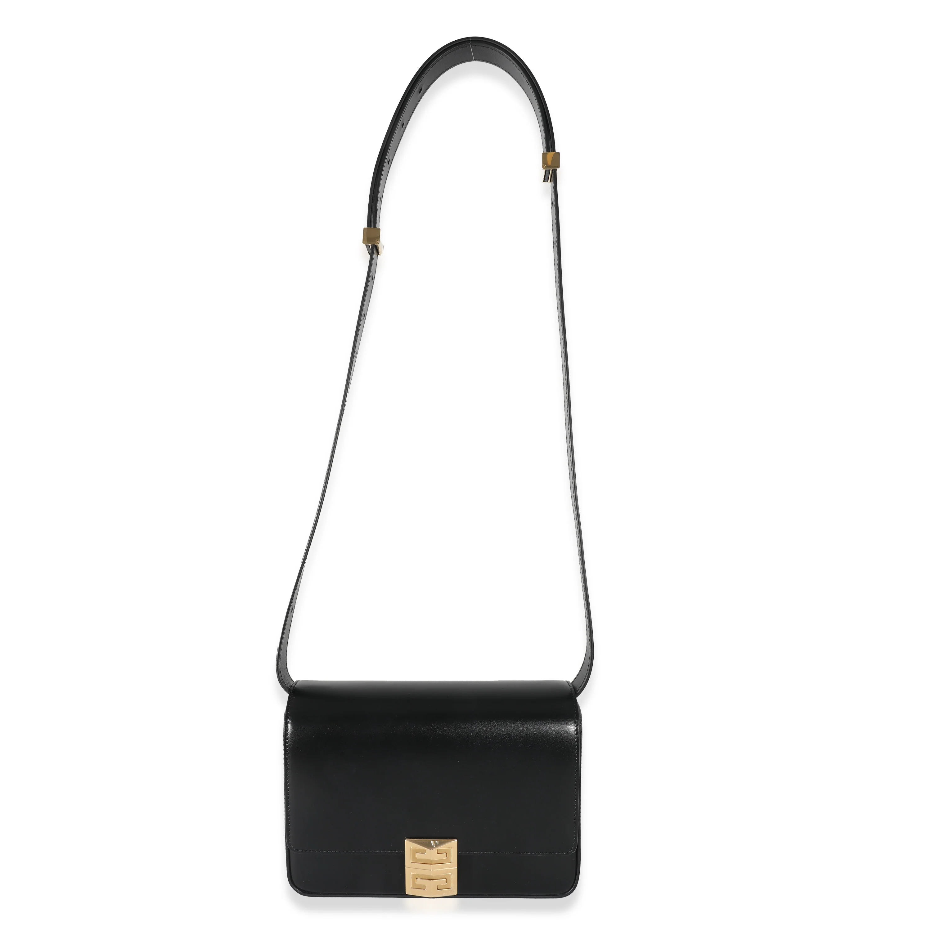 Givenchy Black Calf Leather Medium 4G Bag - Image 4