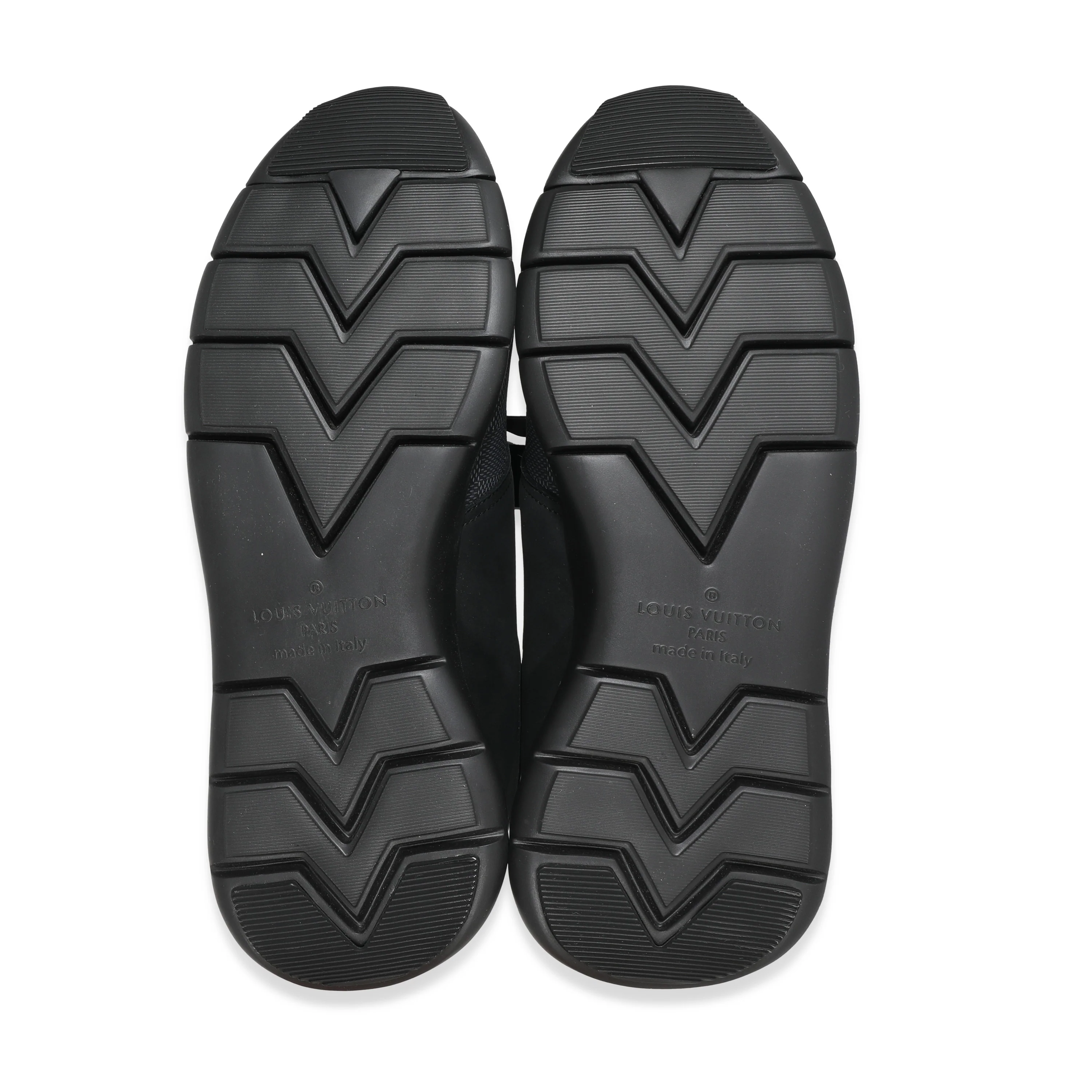 Black Damier Nylon Nubuck Fastlane Sneakers - Image 5