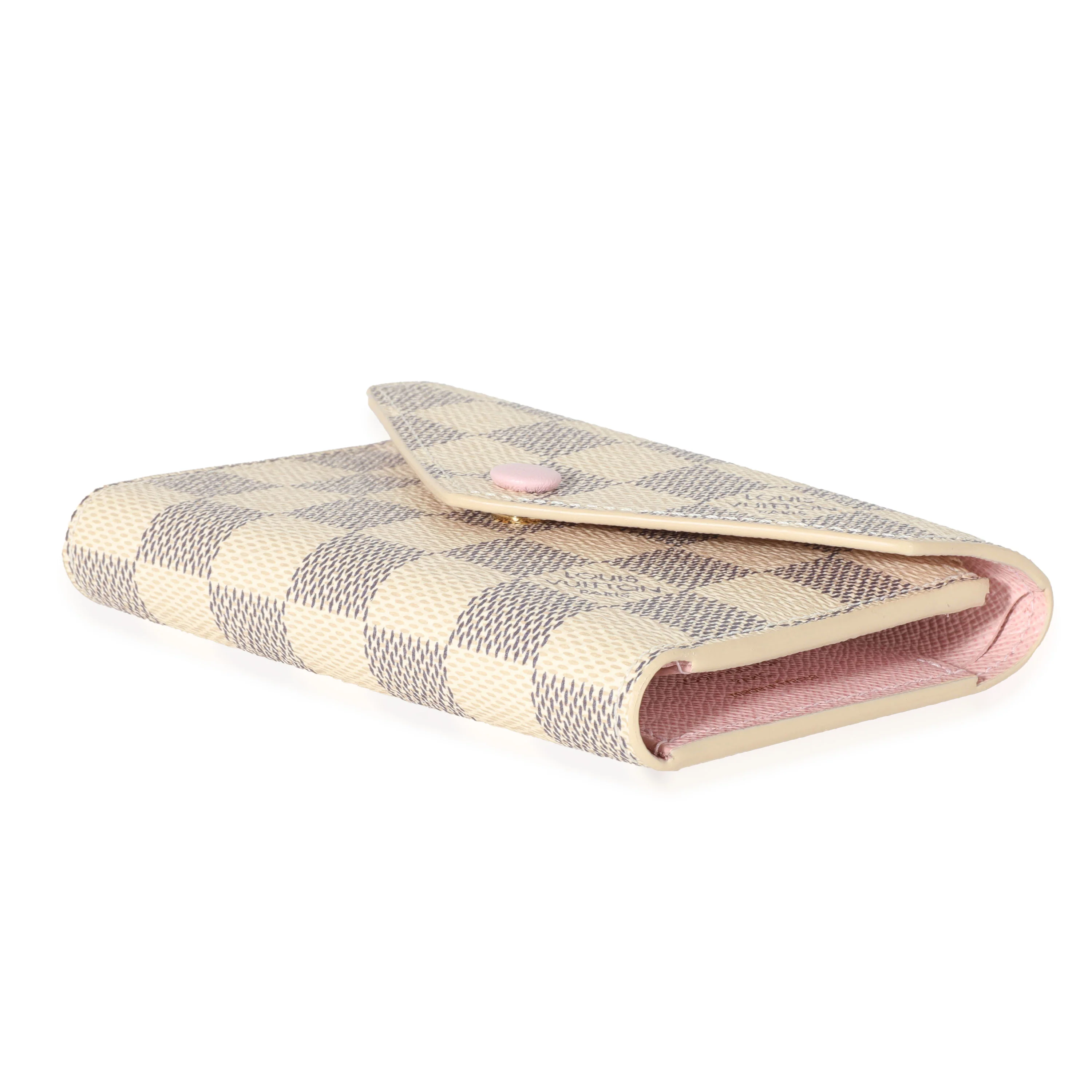 Louis Vuitton Damier Azur Canvas Victorine Wallet - Image 7