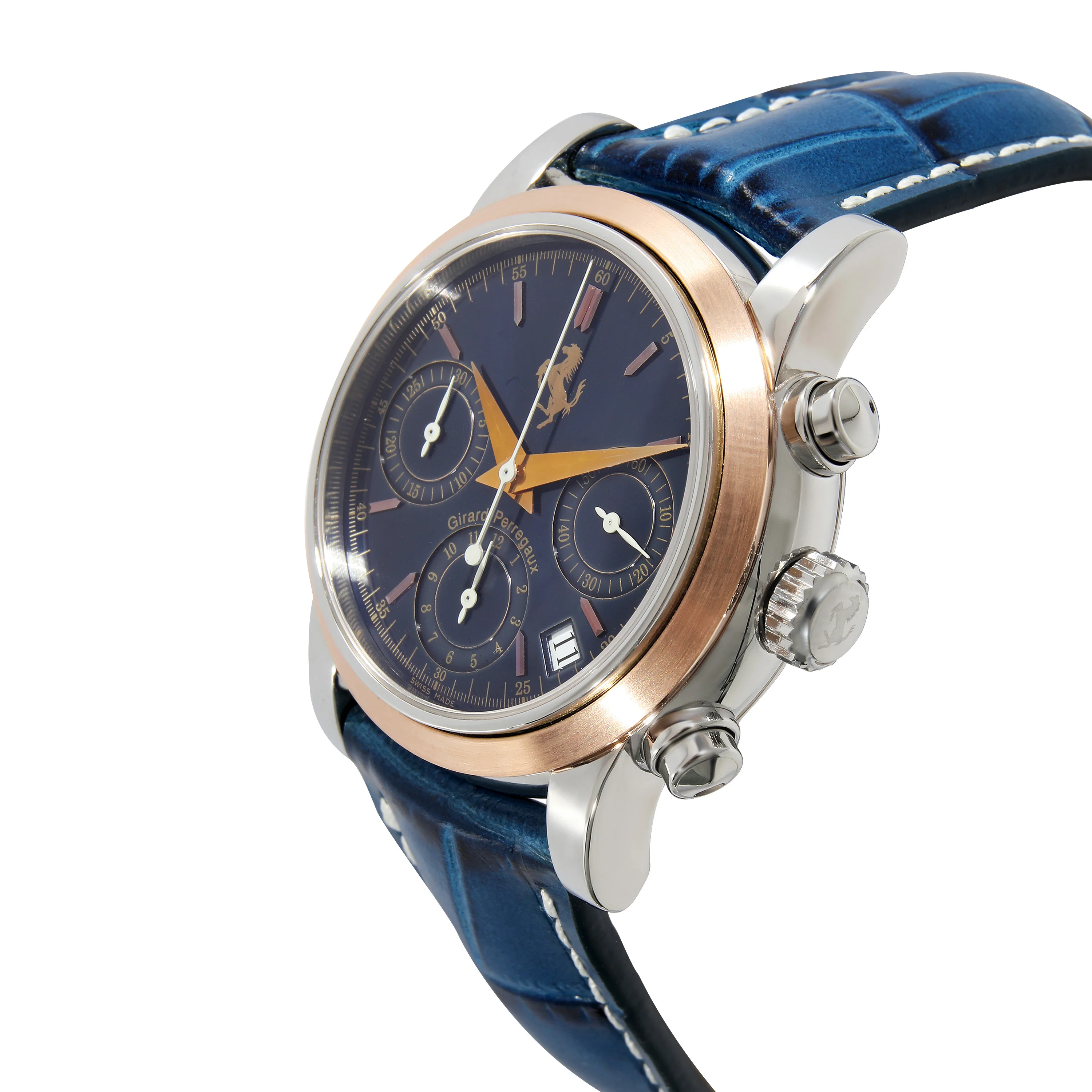 Girard Perregaux Ferrari 8020 Mens Watch in 18kt Stainless Steel/Rose Gold - Image 3