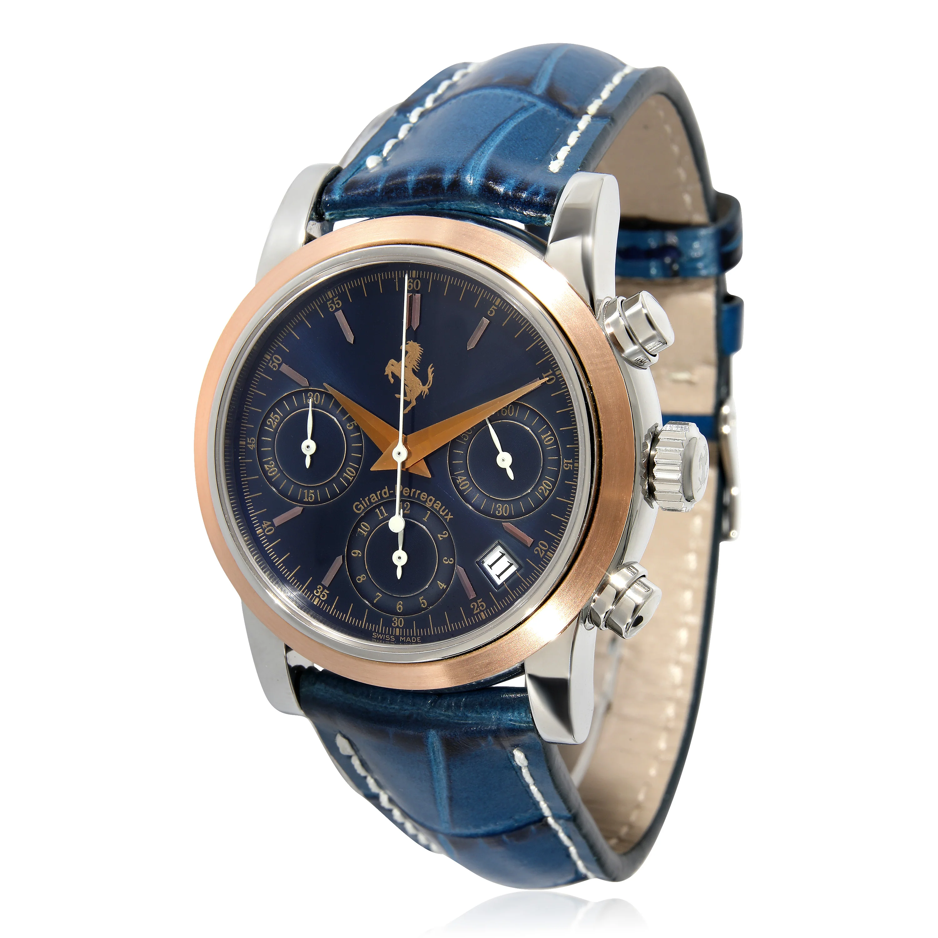 Girard Perregaux Ferrari 8020 Mens Watch in 18kt Stainless Steel/Rose Gold - Image 5