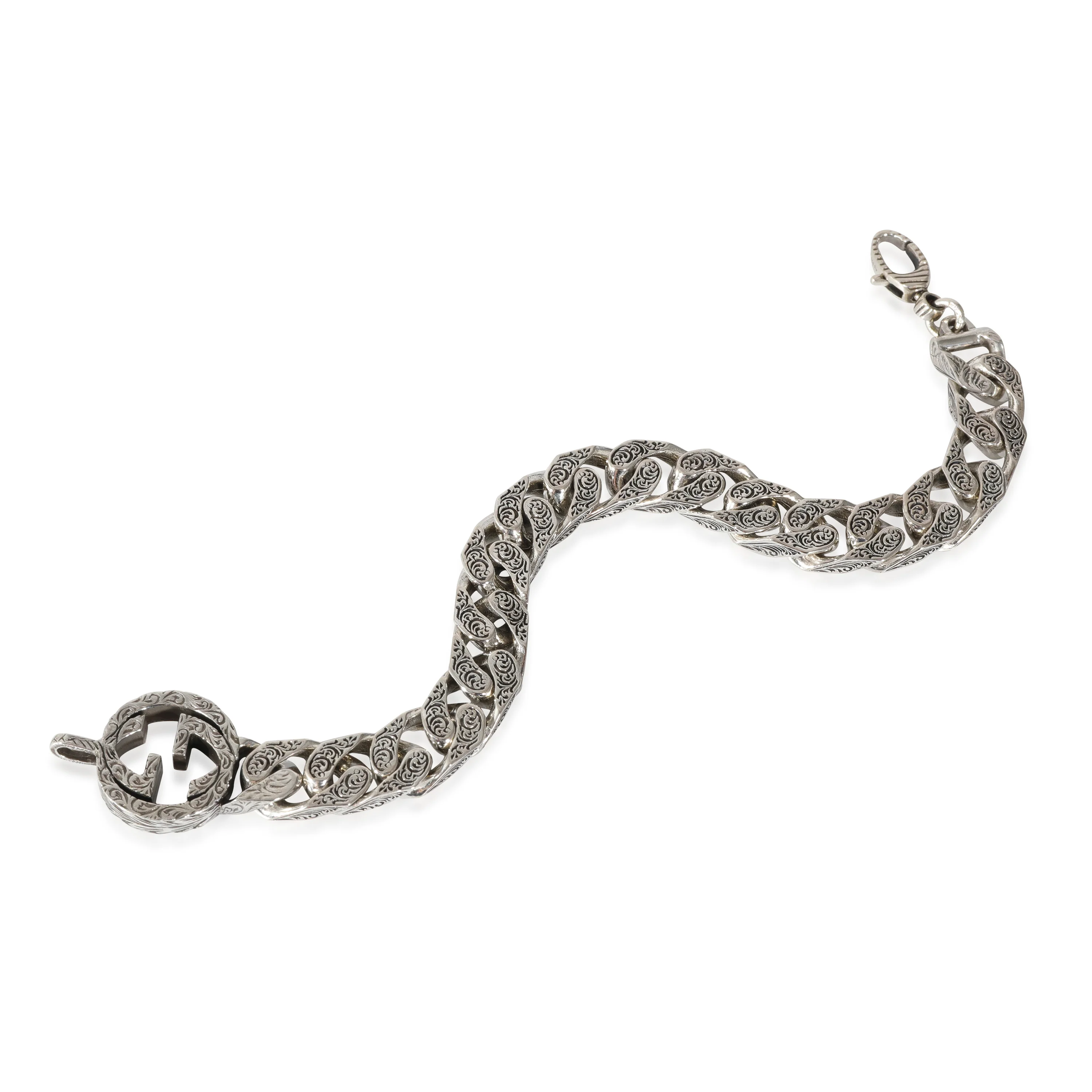 Gucci Interlocking G Curb Bracelet in  Sterling Silver - Image 2