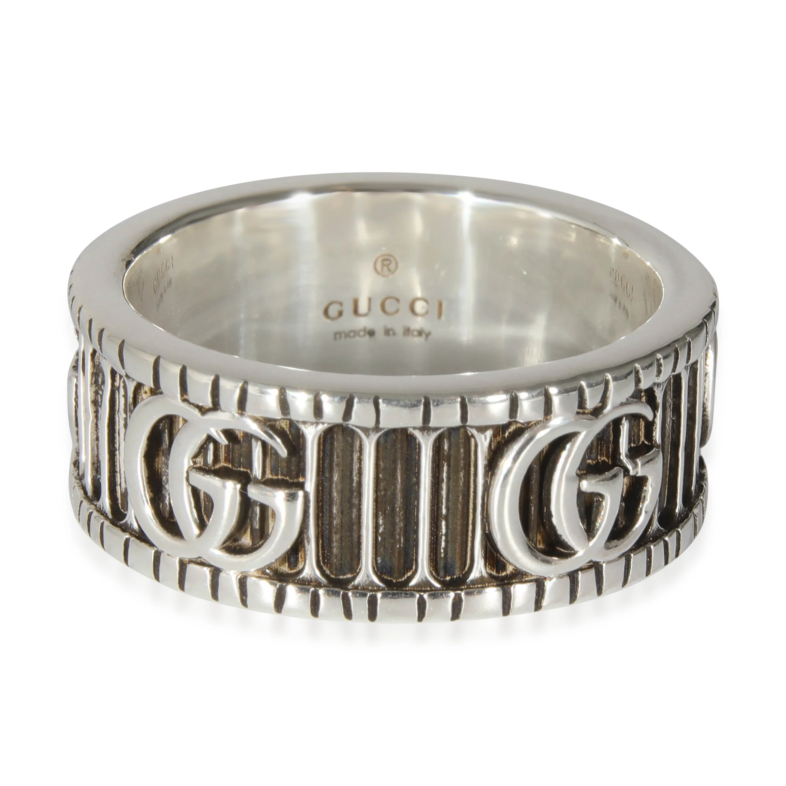 Gucci Double G RIng in Sterling Silver