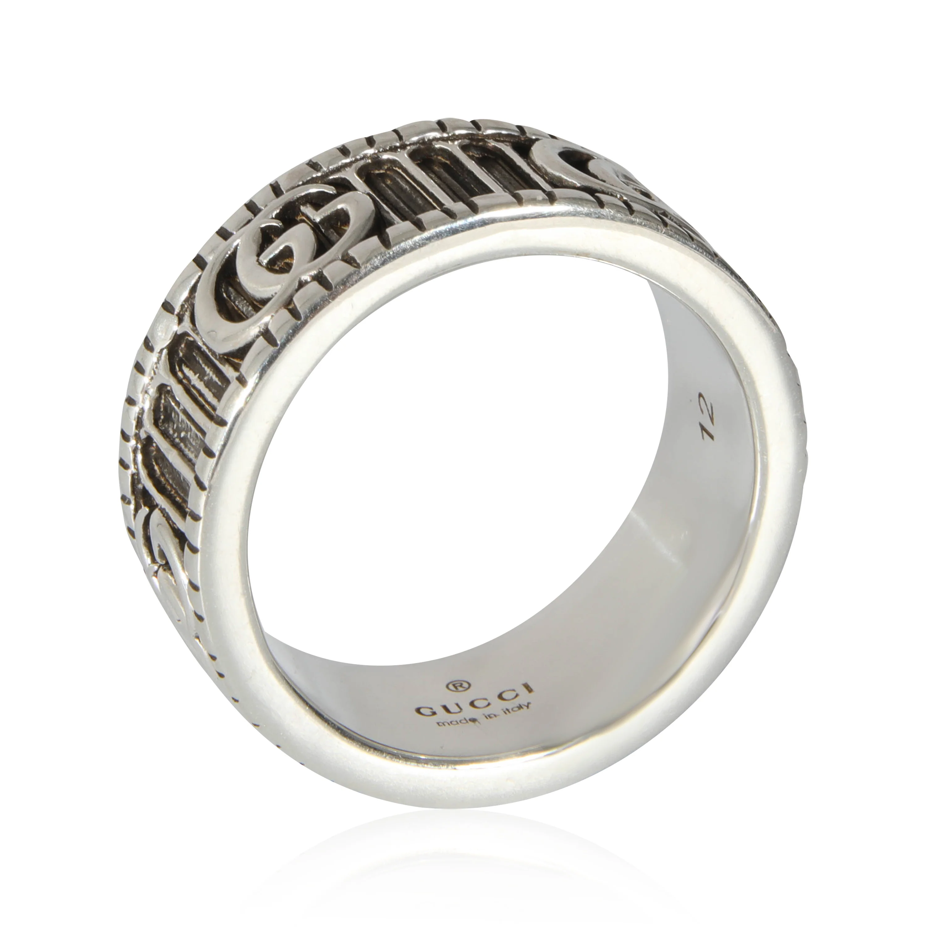 Gucci Double G RIng in Sterling Silver - Image 4