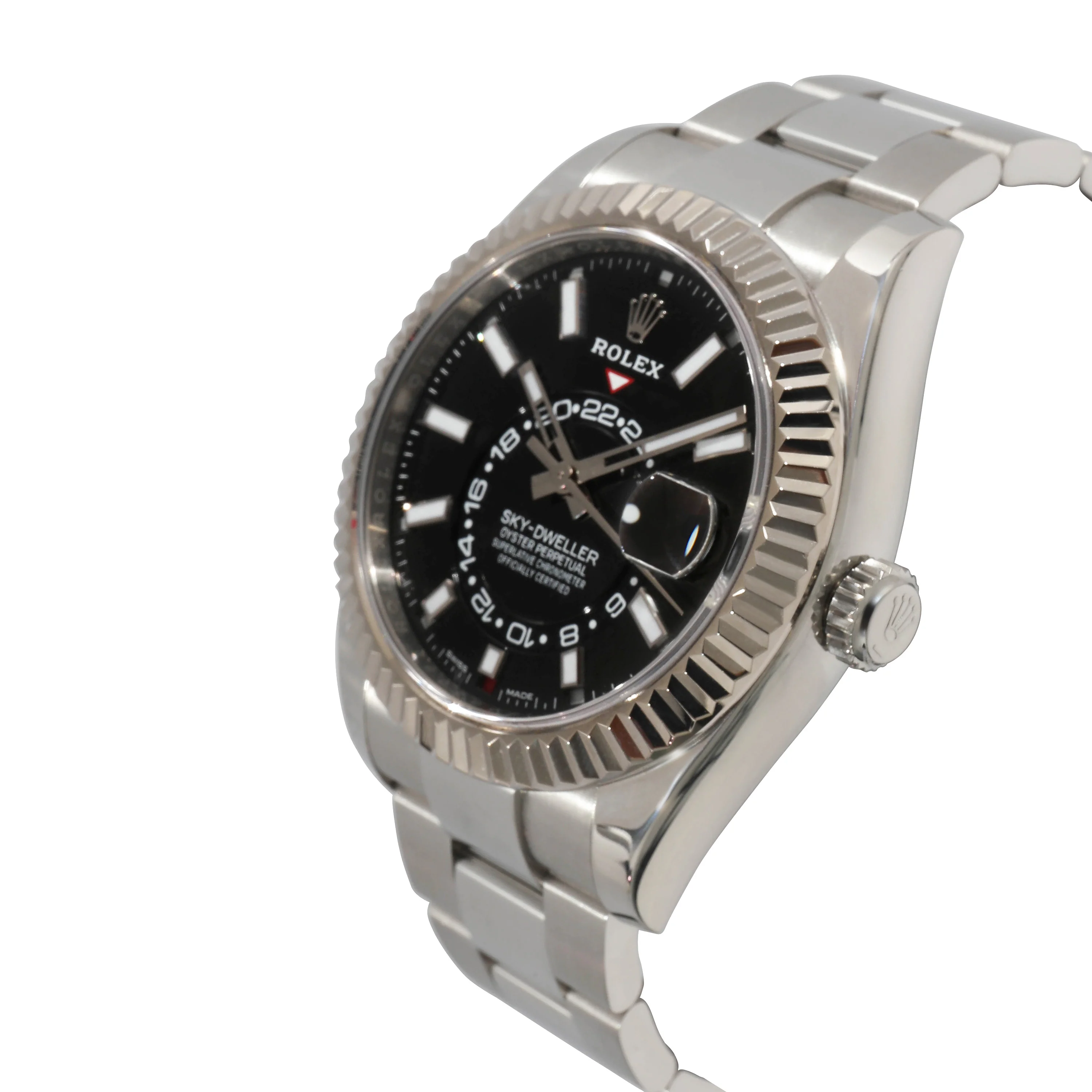 Rolex Sky-Dweller 326934 Mens Watch in 18kt Stainless Steel/White Gold - Image 3