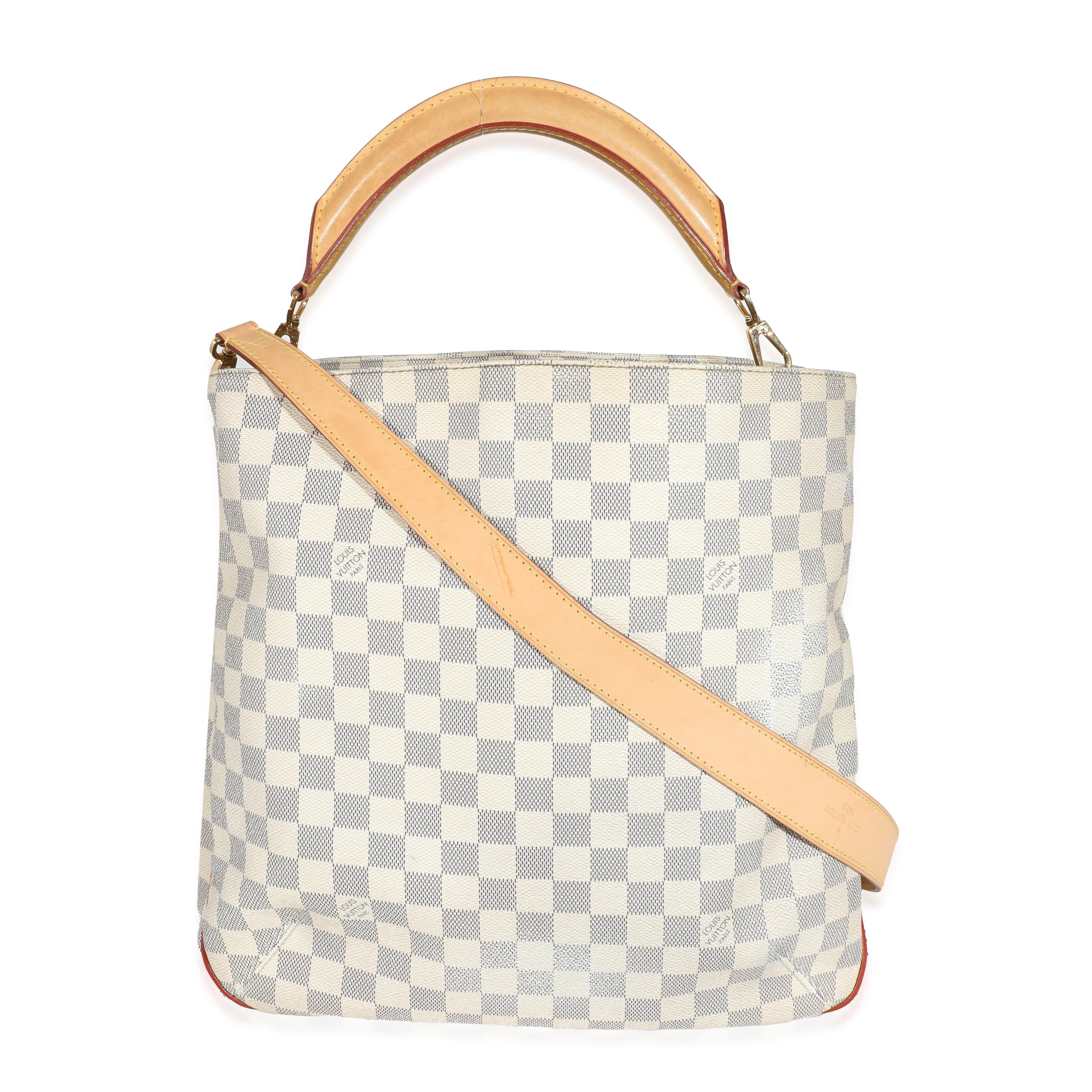 Louis Vuitton Damier Azur Canvas Soffi Hobo - Image 3