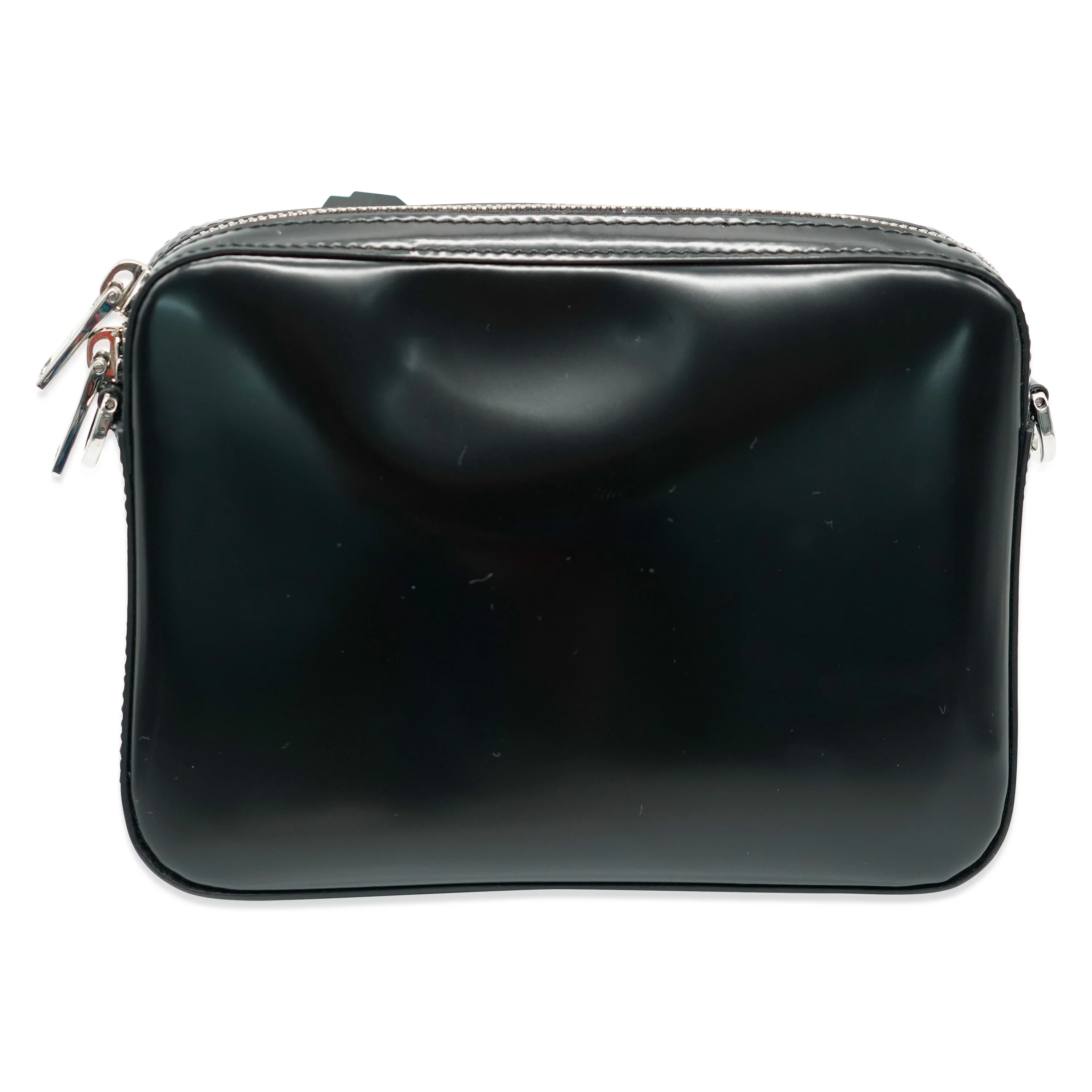 Prada Black Spazzolato Messenger Bag - Image 2