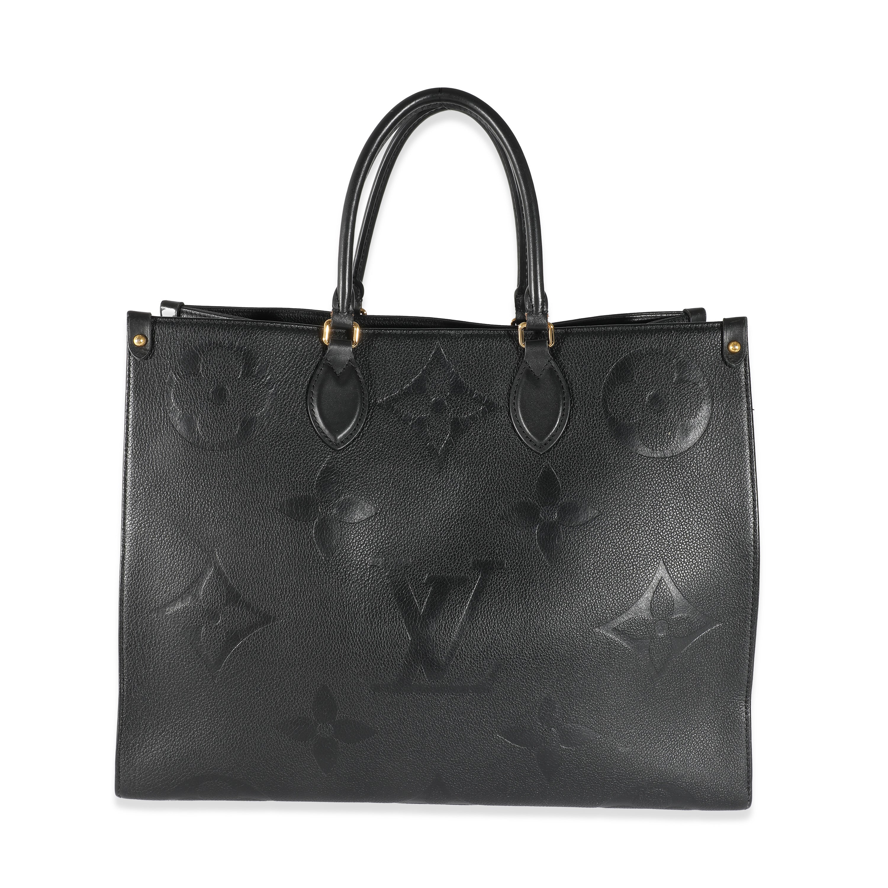 Black Monogram Empreinte Onthego GM - Image 8