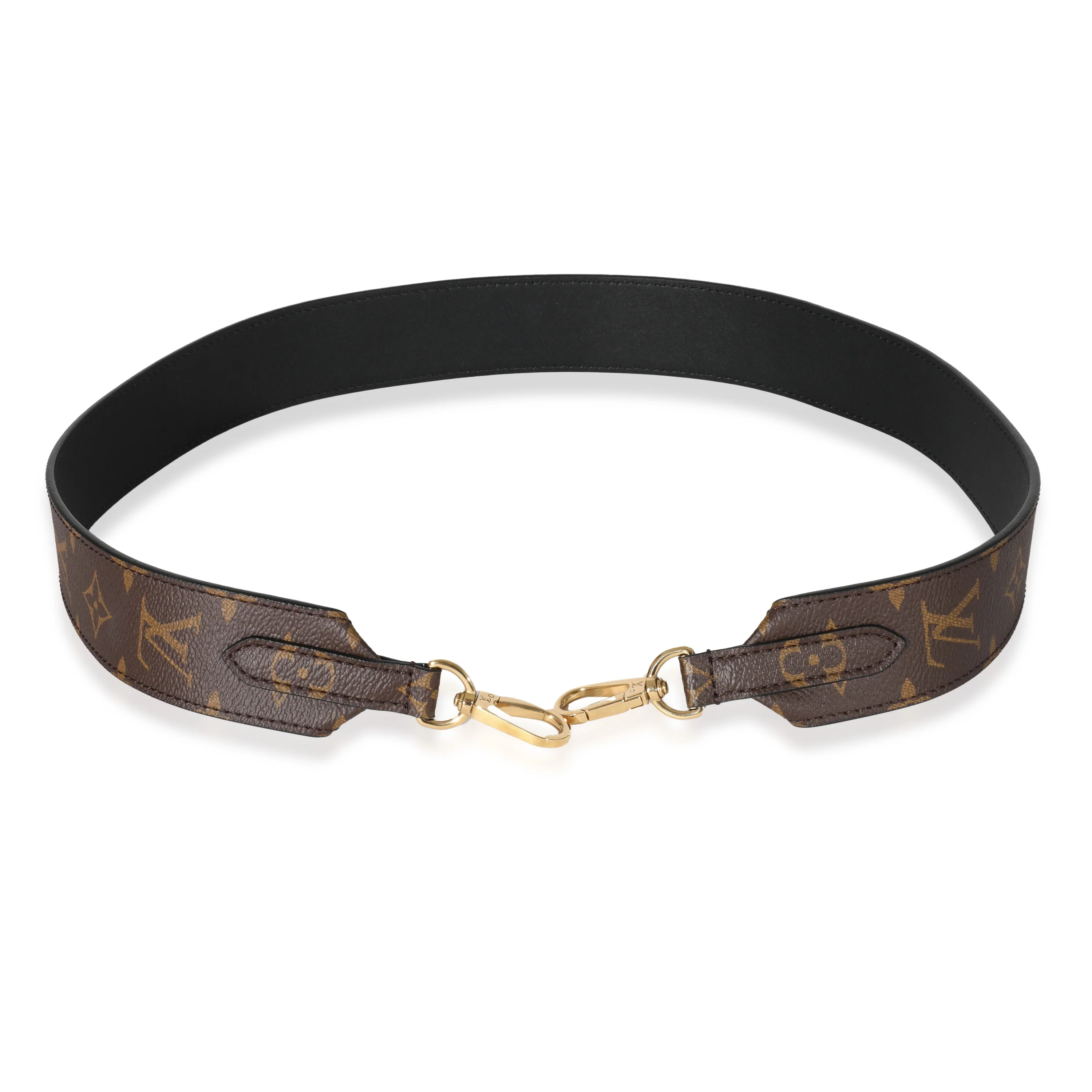 Louis Vuitton Black Monogram Canvas Bandoulière Strap