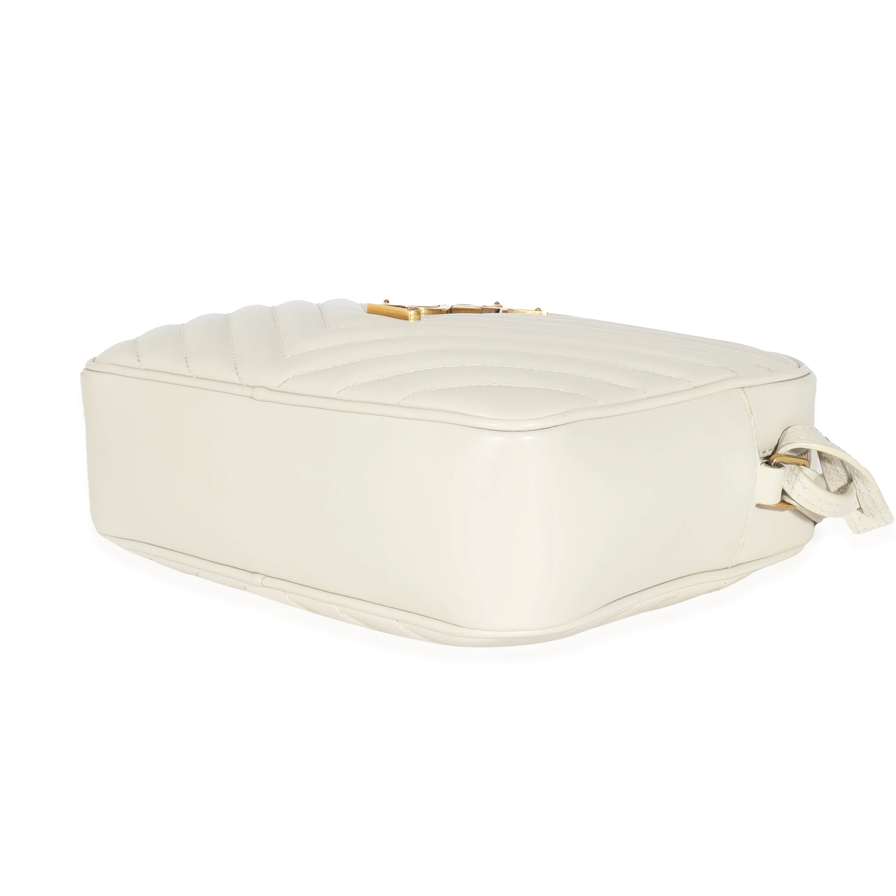 Saint Laurent Cream Calf Leather Lou Camera Bag - Image 5