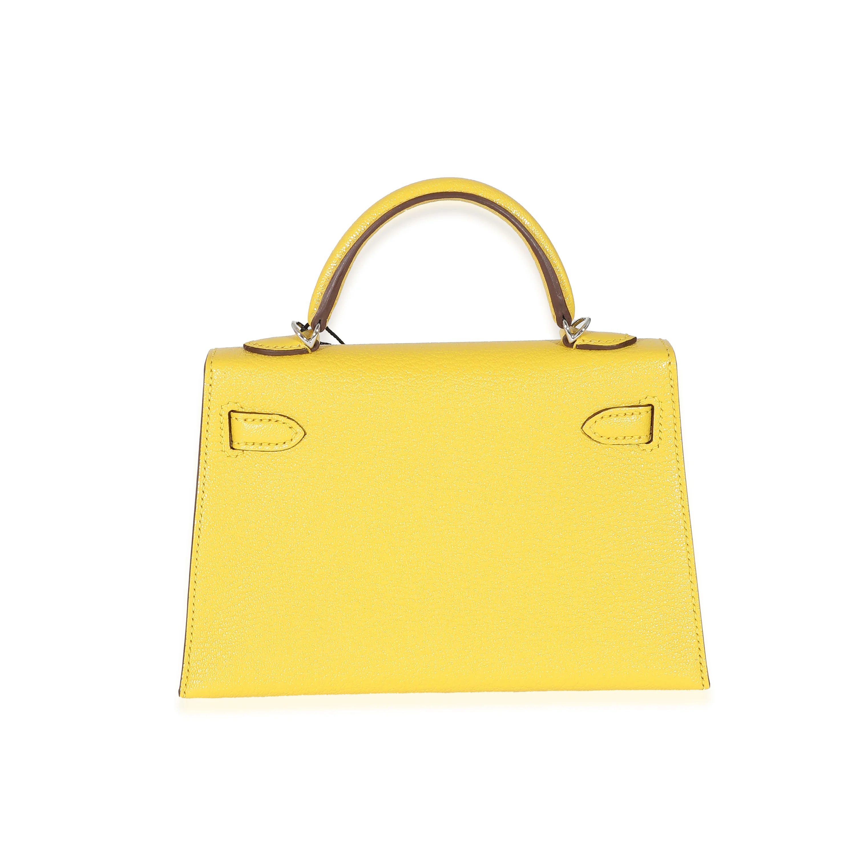 Jaune De Naples Beton Verso Chevre Mysore Mini Sellier II Kelly 20 PHW - Image 4