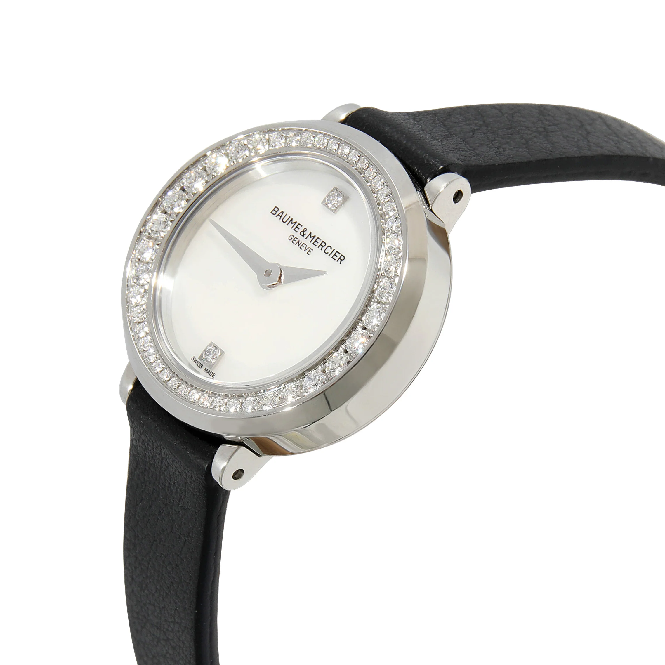 Baume & Mercier Petite Promeses MOA10290 Womens Watch in Stainless Steel - Image 3